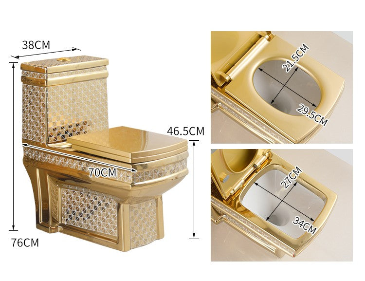 Exclusive Toilet Gold