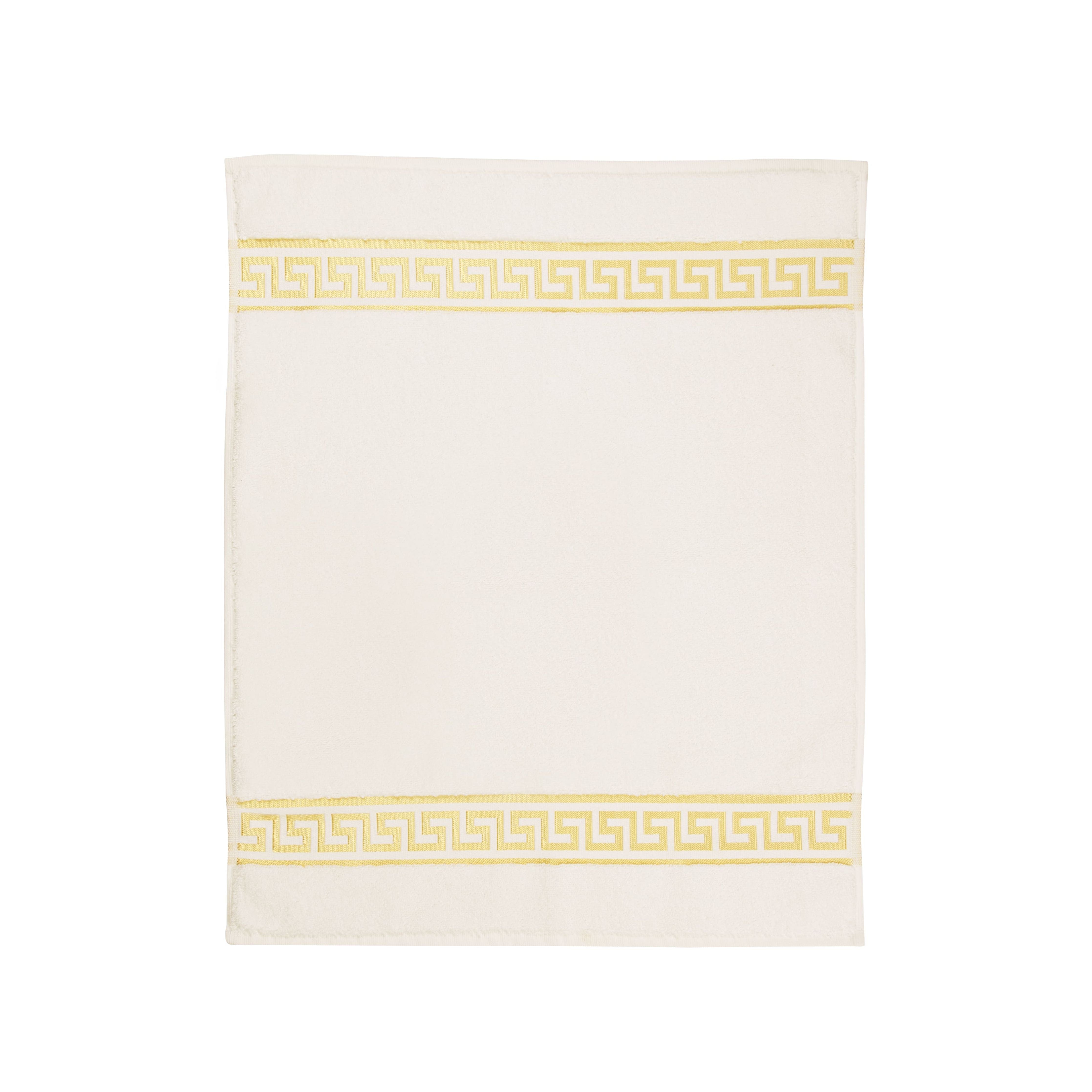 Bath mat shower mat meander design in black, white and beige