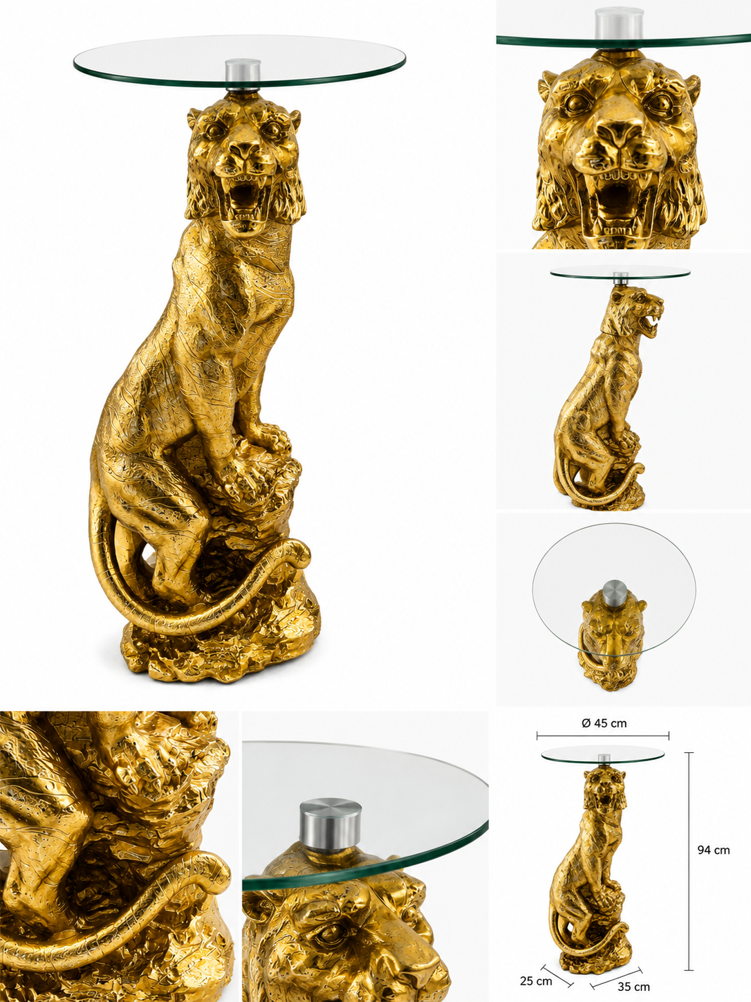 Beistelltisch Panther Gold
