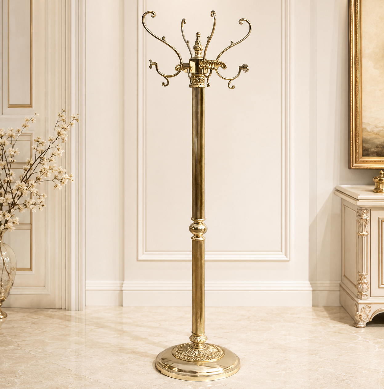 Coat Rack Gold Solid