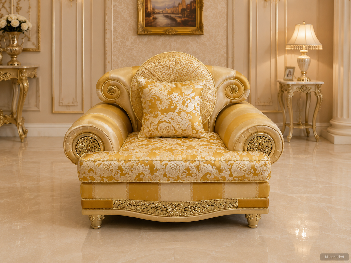 Couchgarnitur Milano Gold