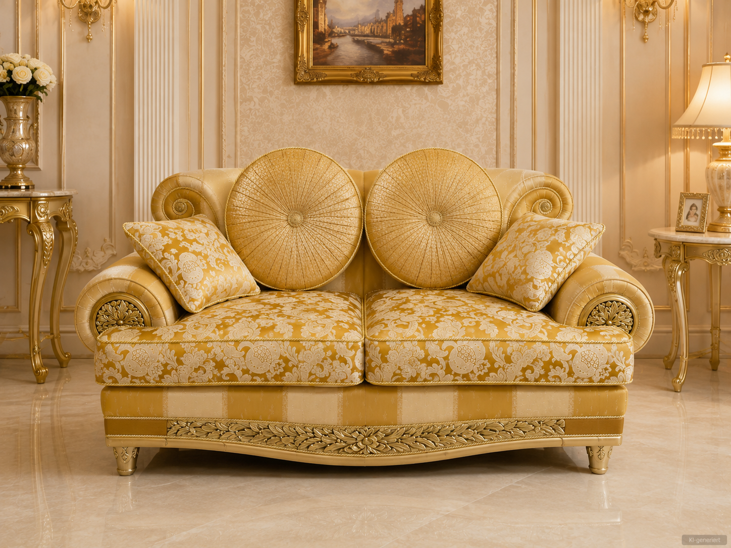 Couchgarnitur Milano Gold