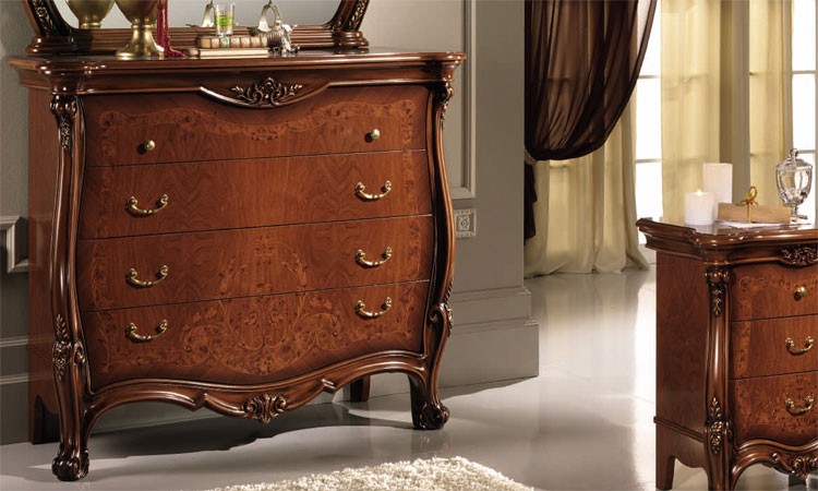 Schlafzimmer Sovrana Gold-Braun