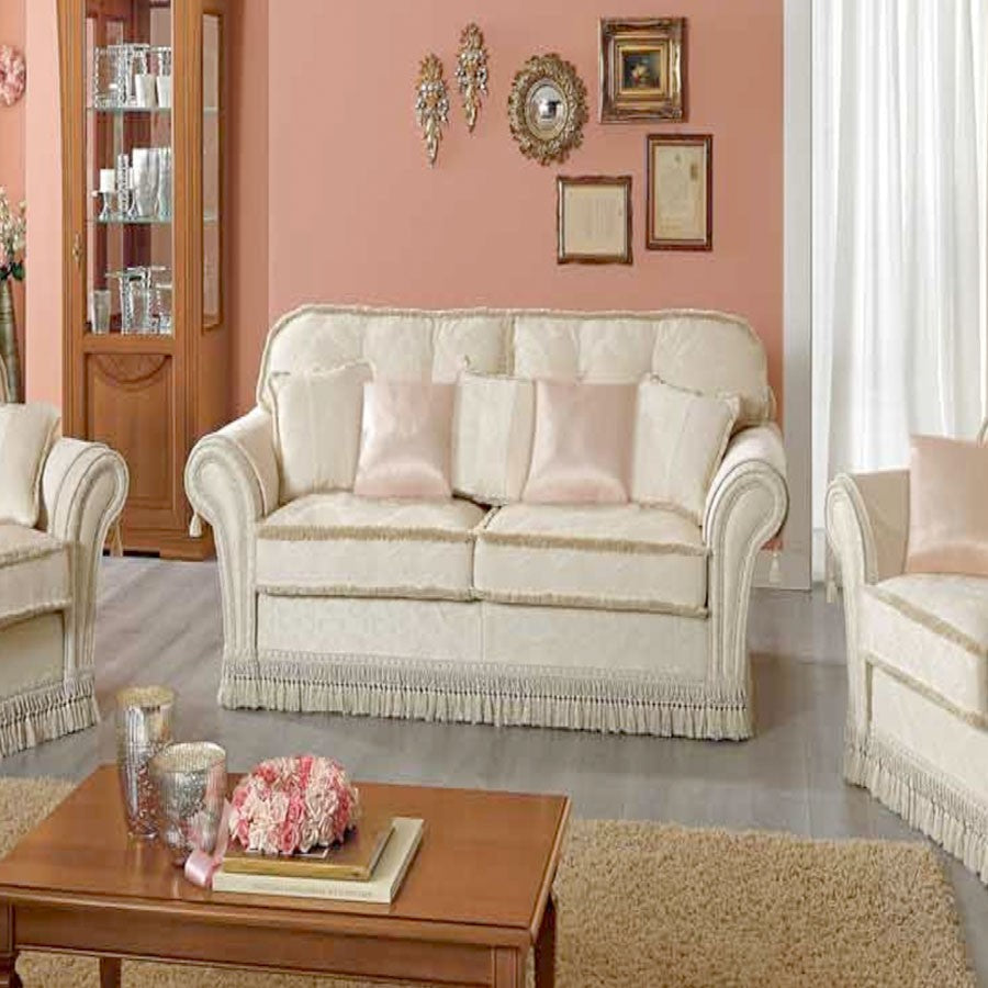 Couchgarnitur Decor Creme Deluxe