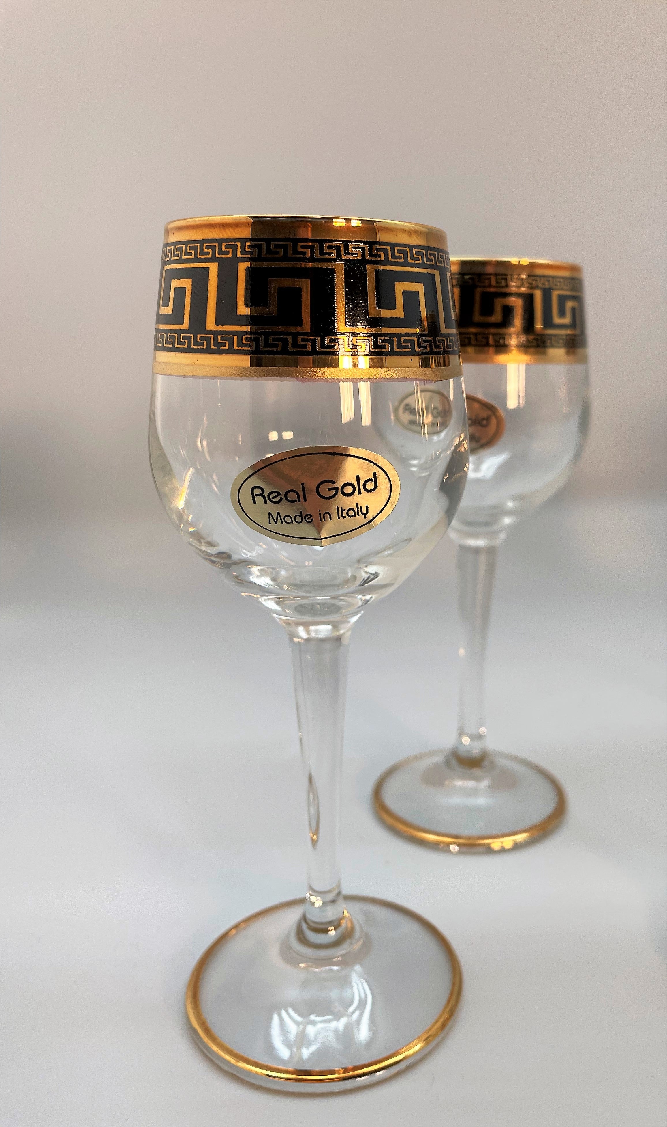 Exklusive Mäander Schnaps-Gläser