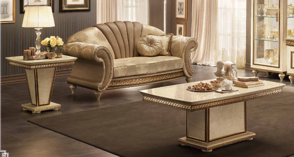 Couchgarnitur Fantasia Beige Gold