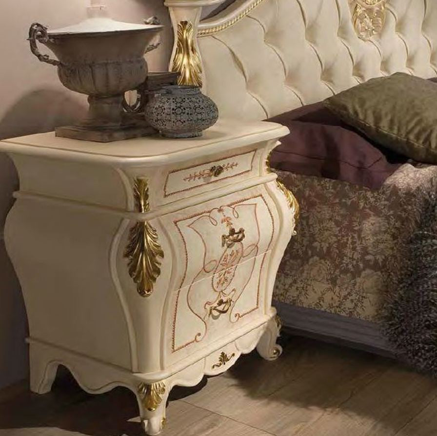 Schlafzimmer Medea Beige-Gold