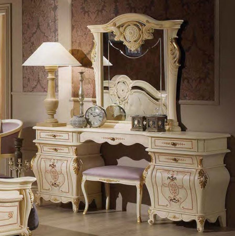 Schlafzimmer Medea Beige-Gold