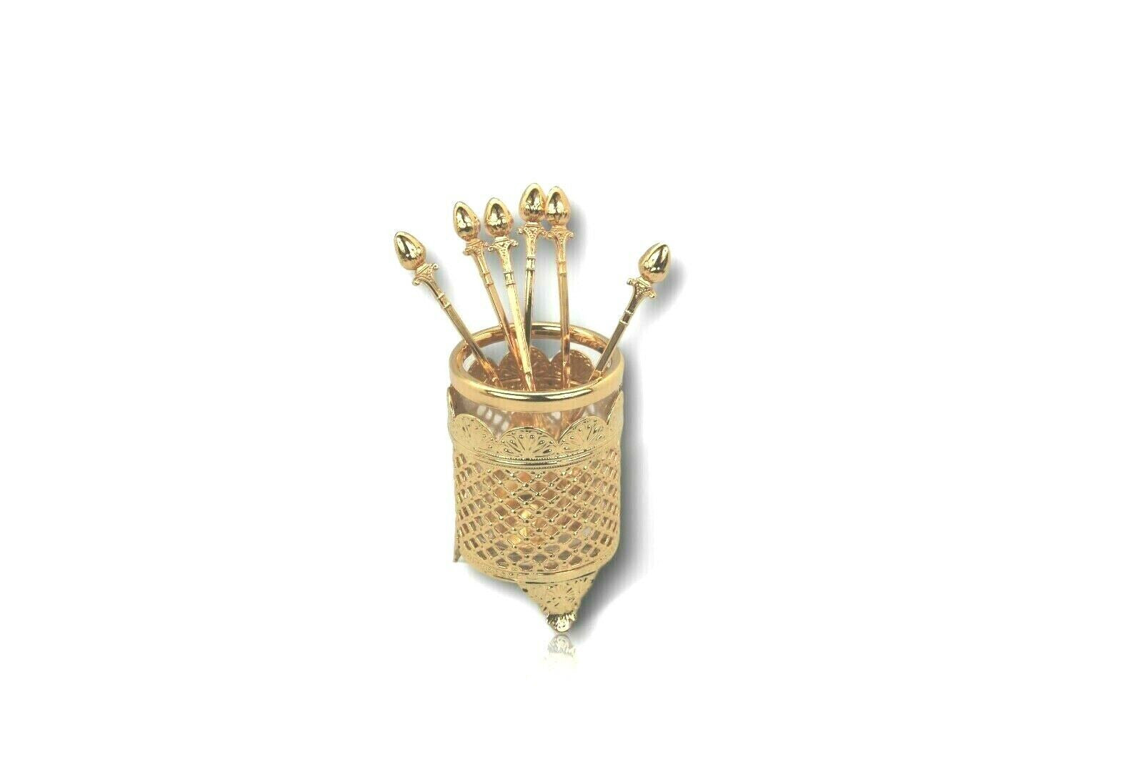 Spoon holder golden