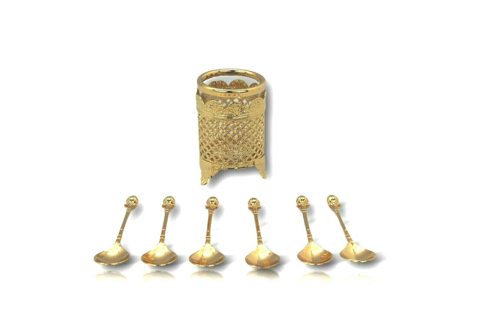 Spoon holder golden