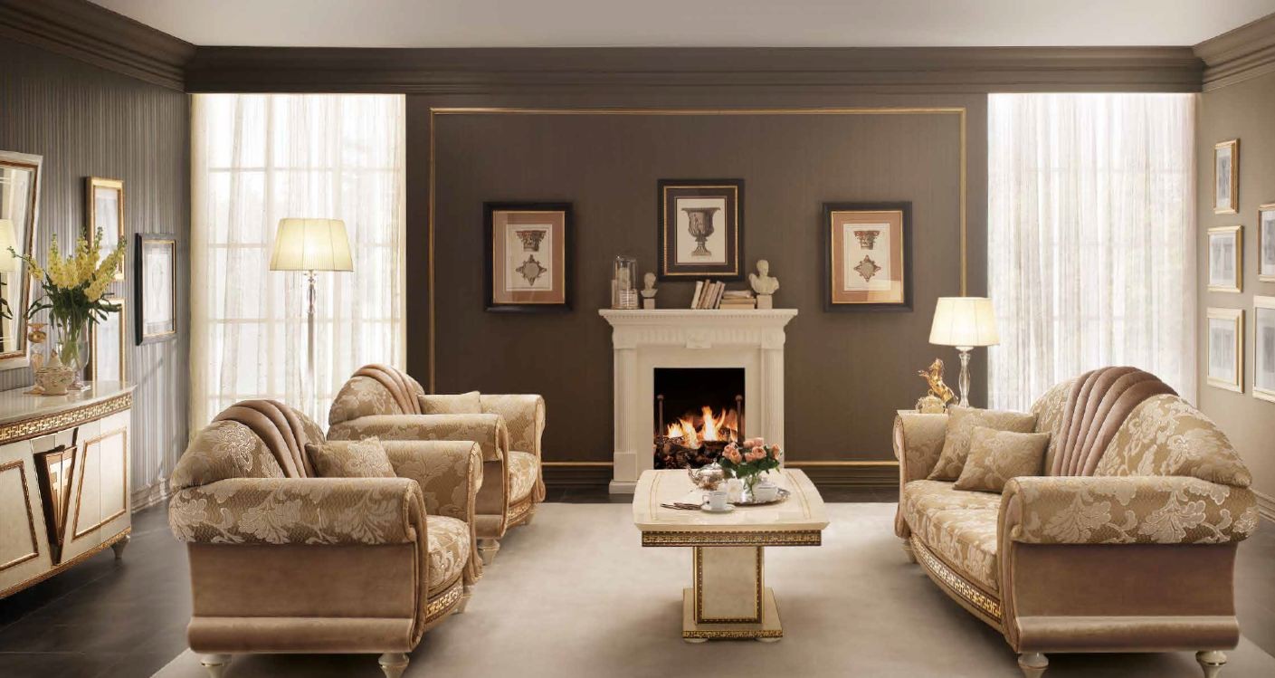 Esszimmer Fantasia Beige-Gold