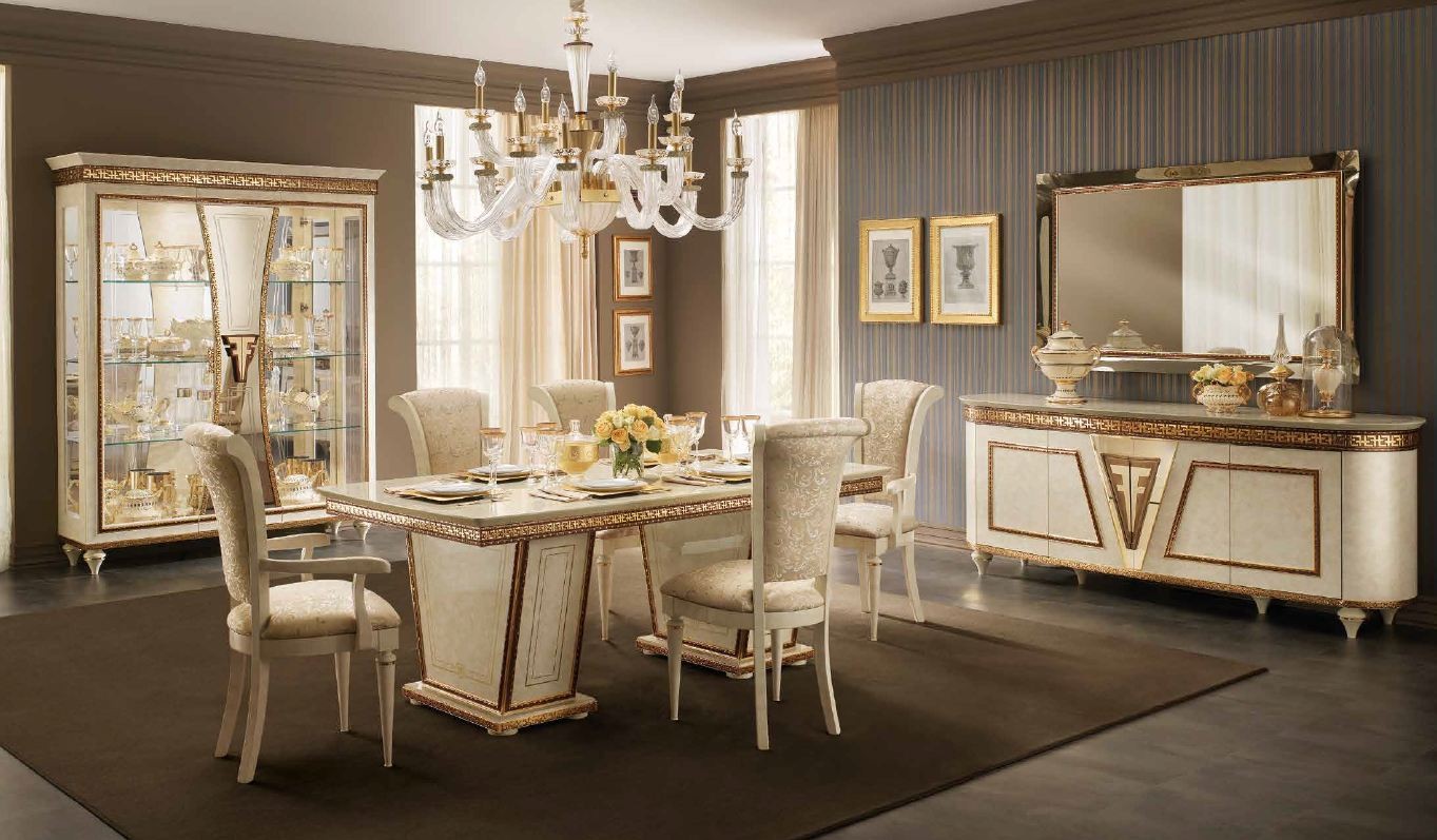 Esszimmer Fantasia Beige-Gold