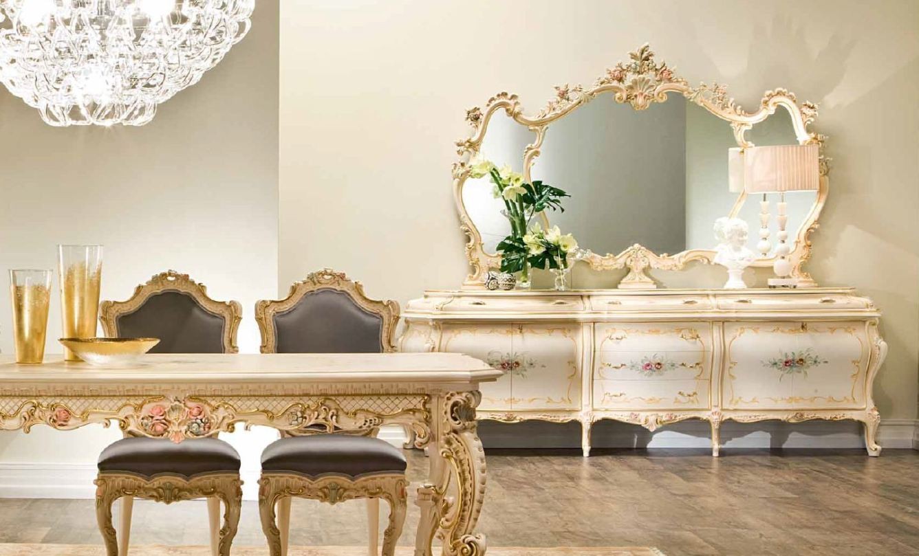 Esszimmer Dafne Gold Leaf