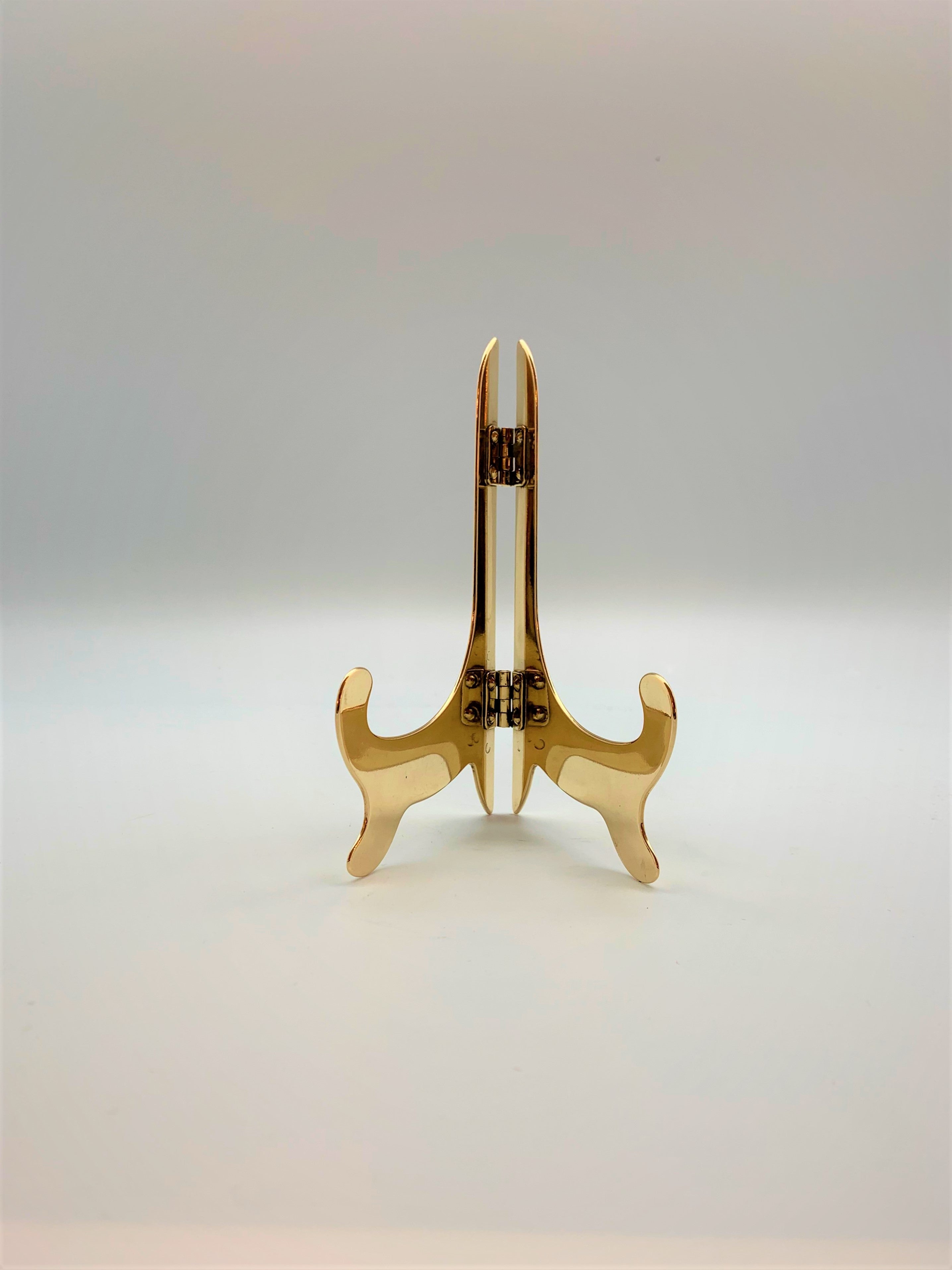 Small easel canvas stand brass gold Art 654