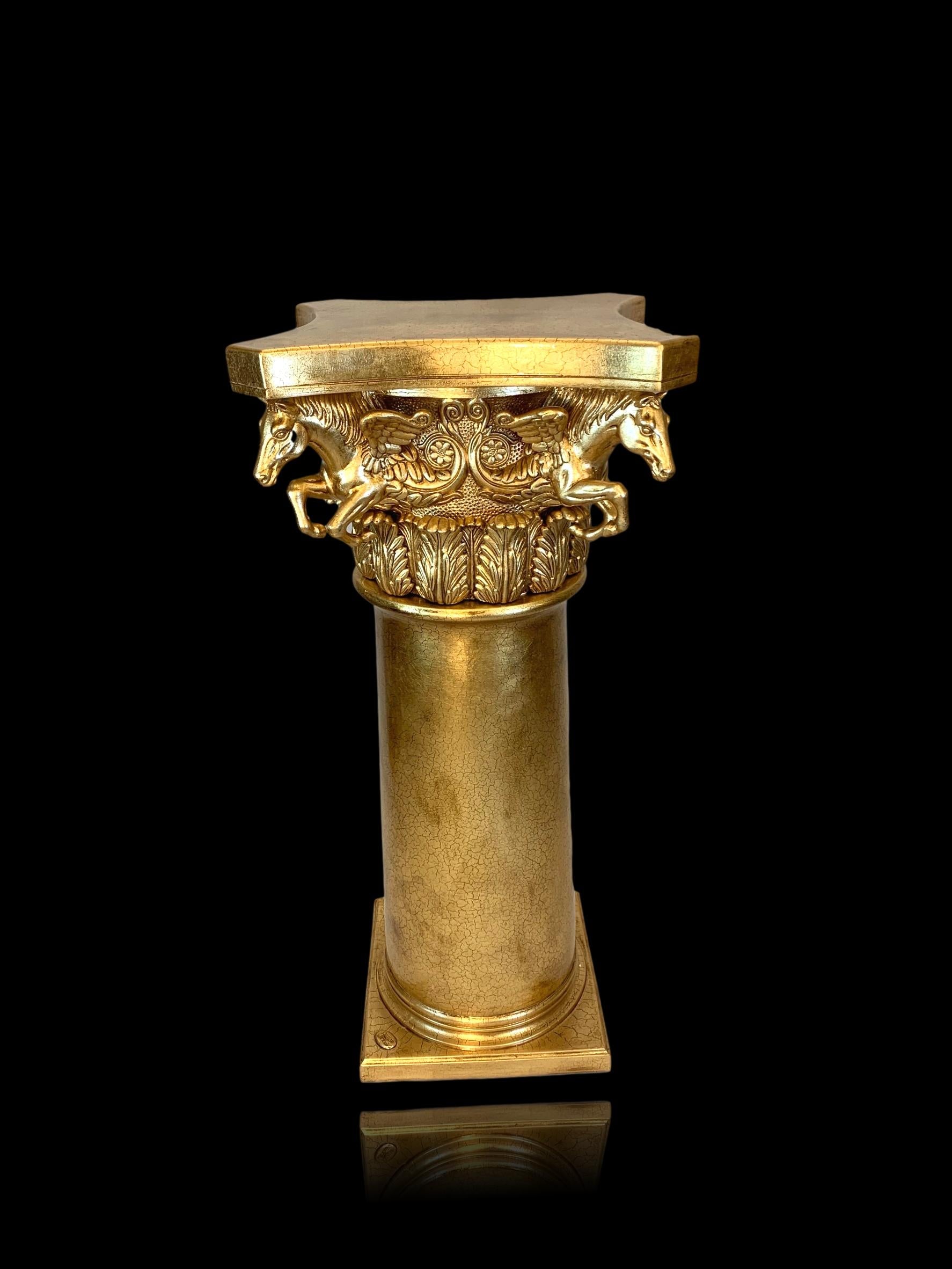 Lion on pillar (column) - Set 2 pcs