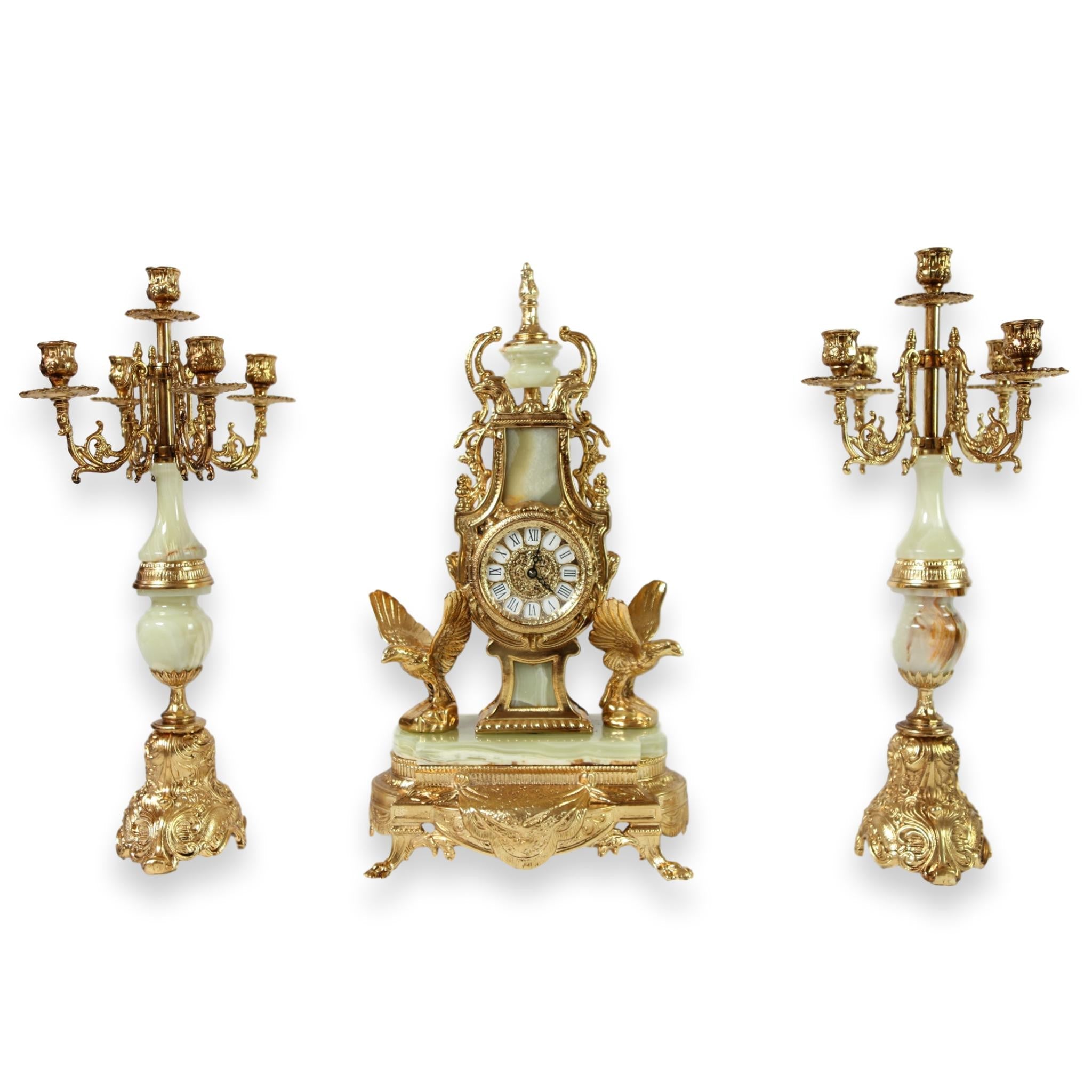 Uhren-Set Adler Marmor