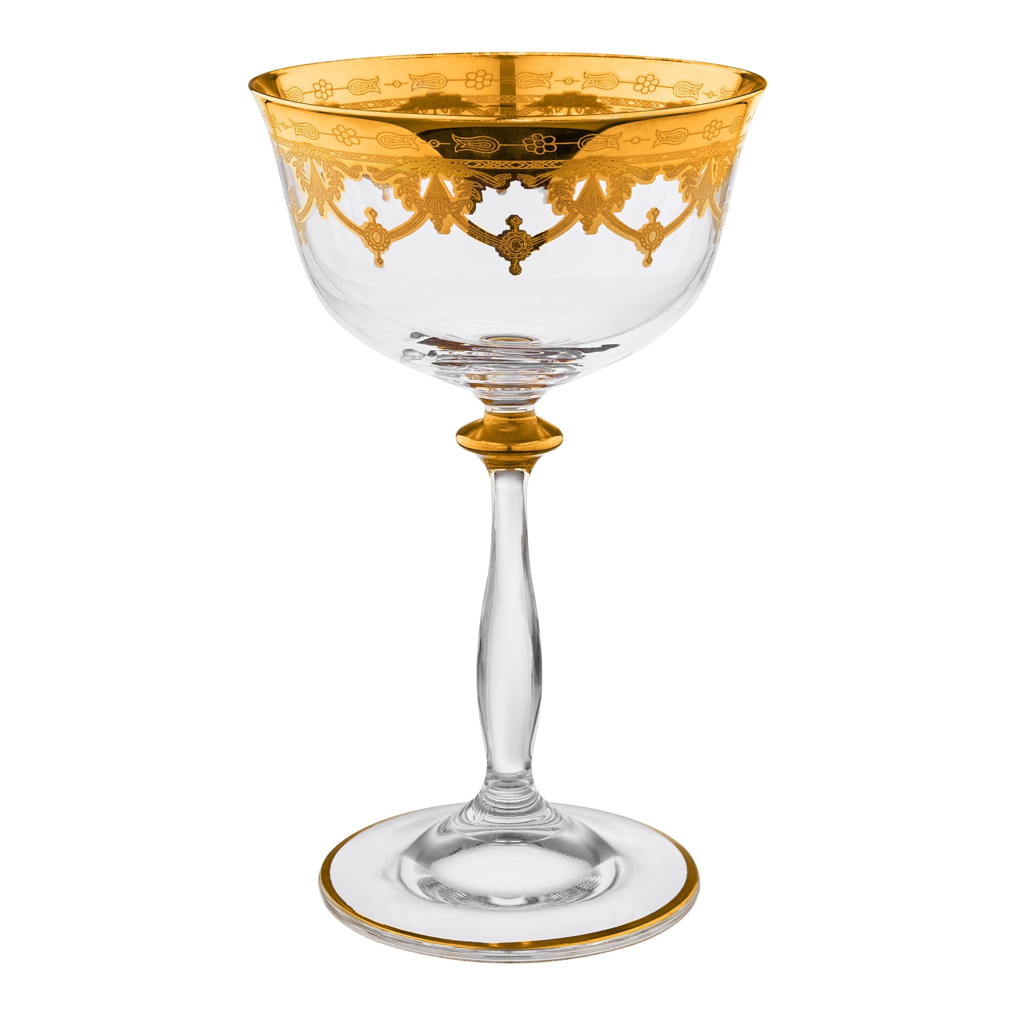 Exclusive Torcello Floral Champagne Glasses