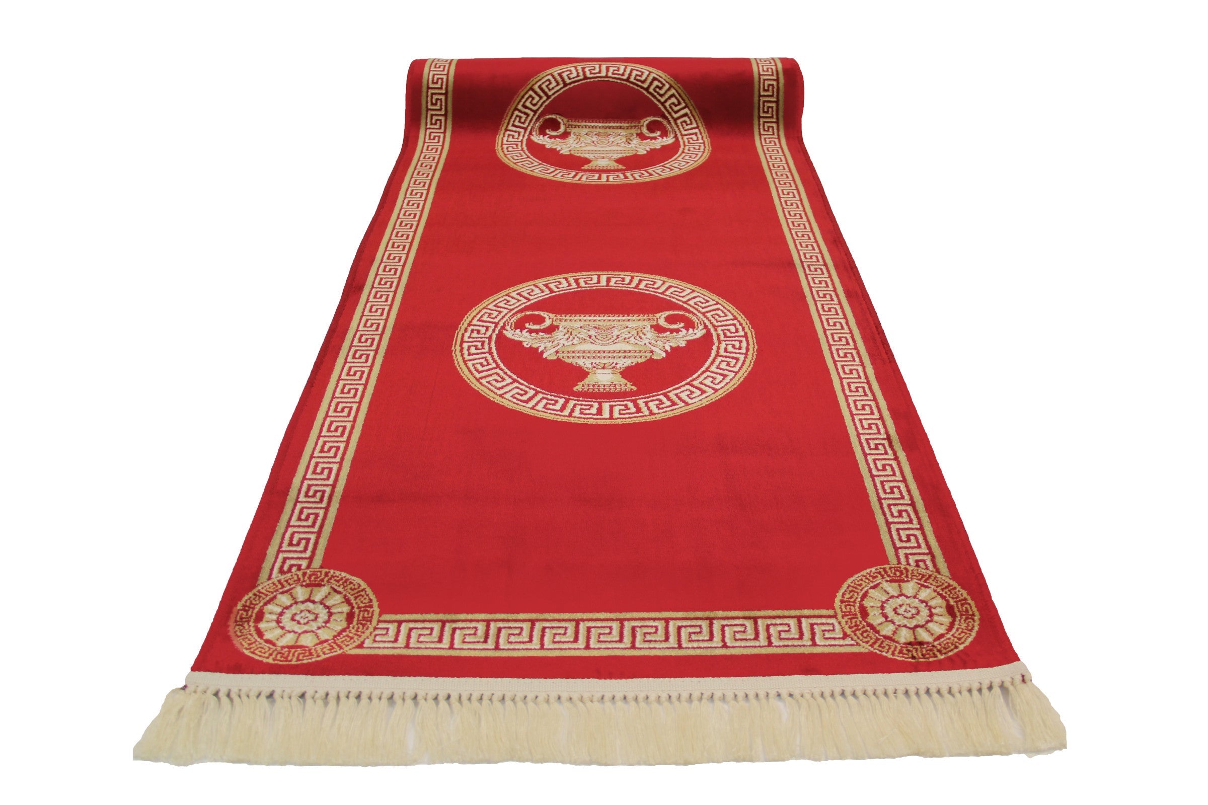 Teppich Läufer Amphore Rot