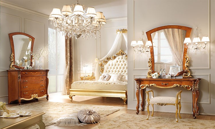 Schlafzimmer la Fenice Gold-Braun