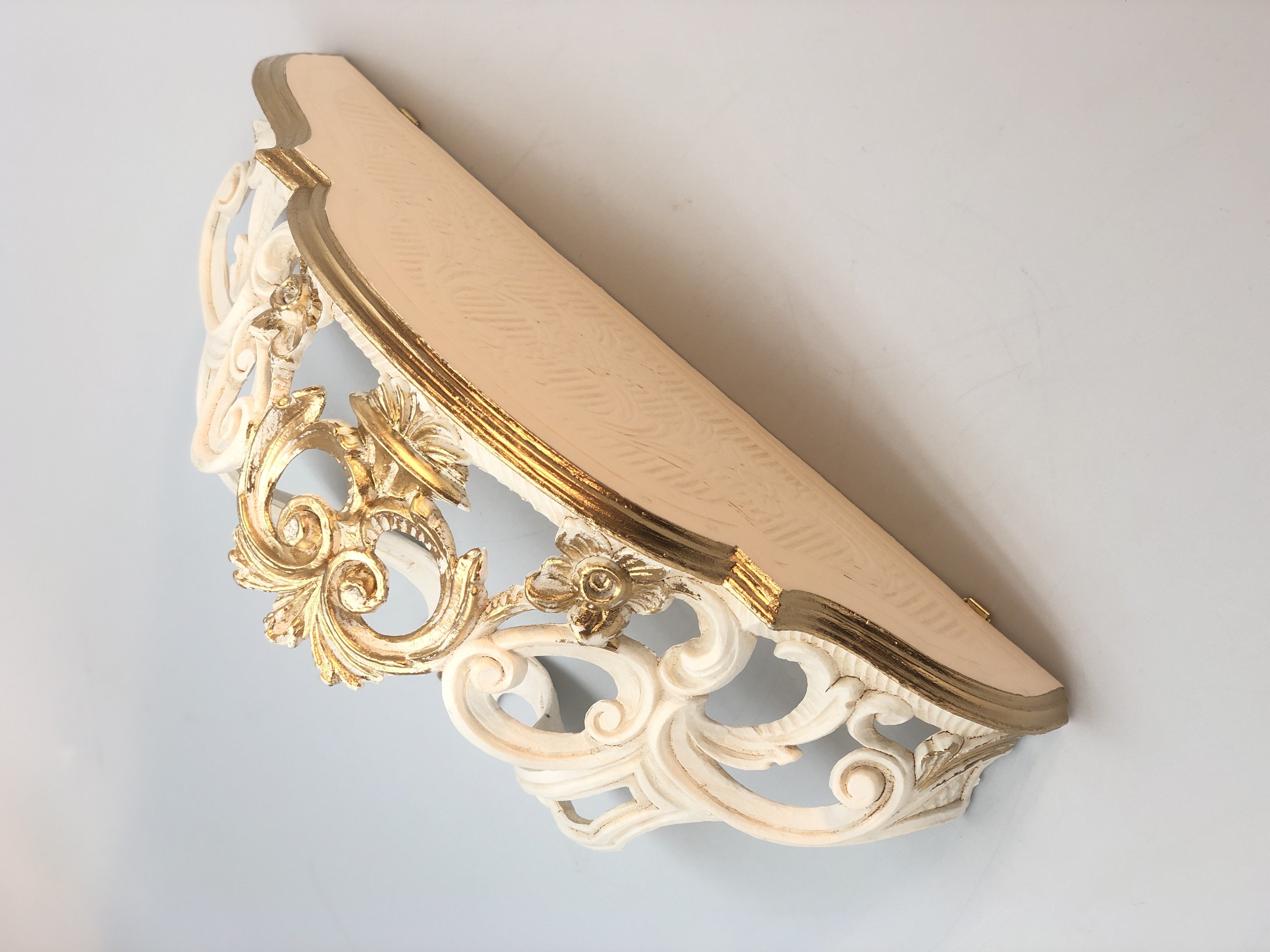 Console table CP72 beige golden