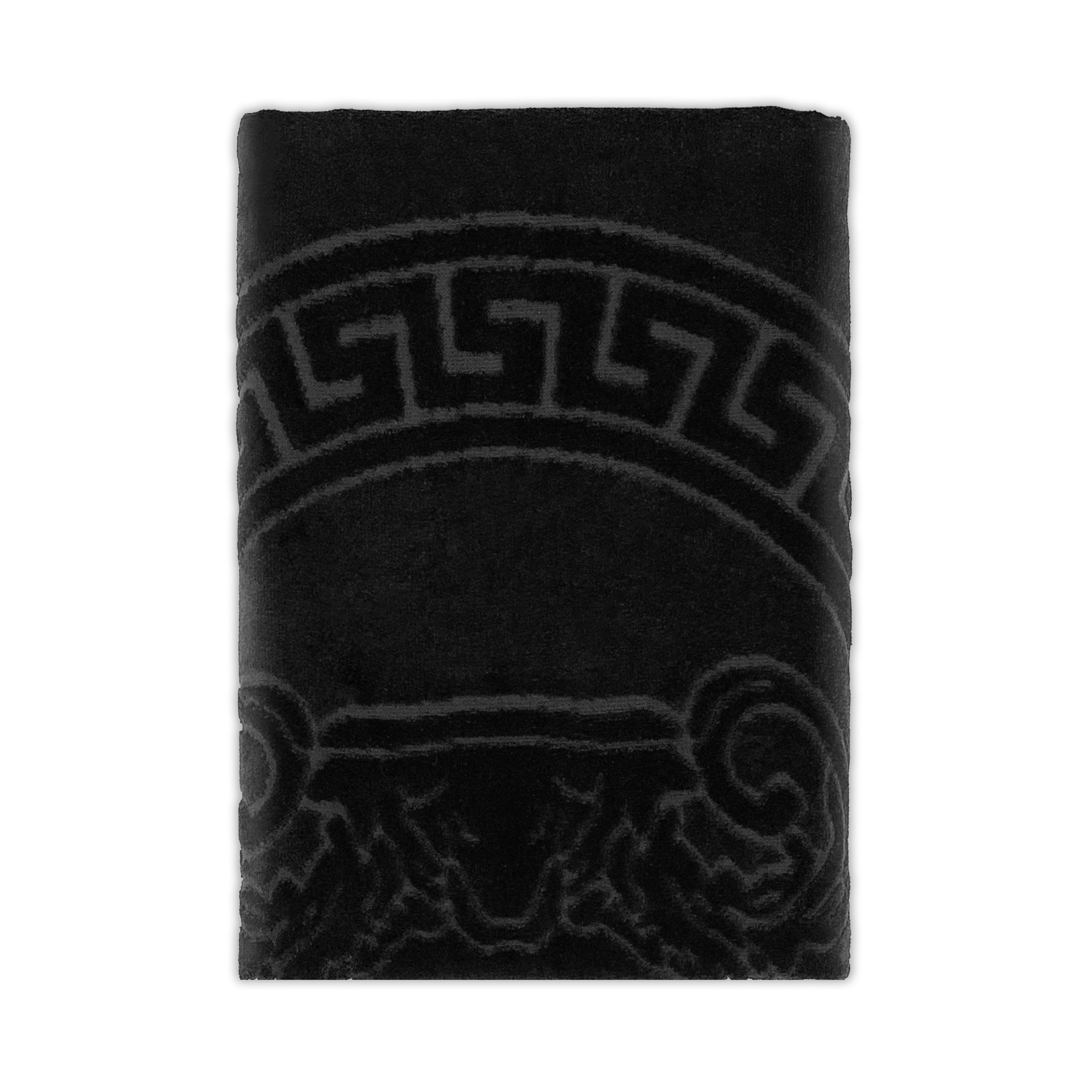 Luxury towel Amphora Velours in black - 3D look - elegant and durable