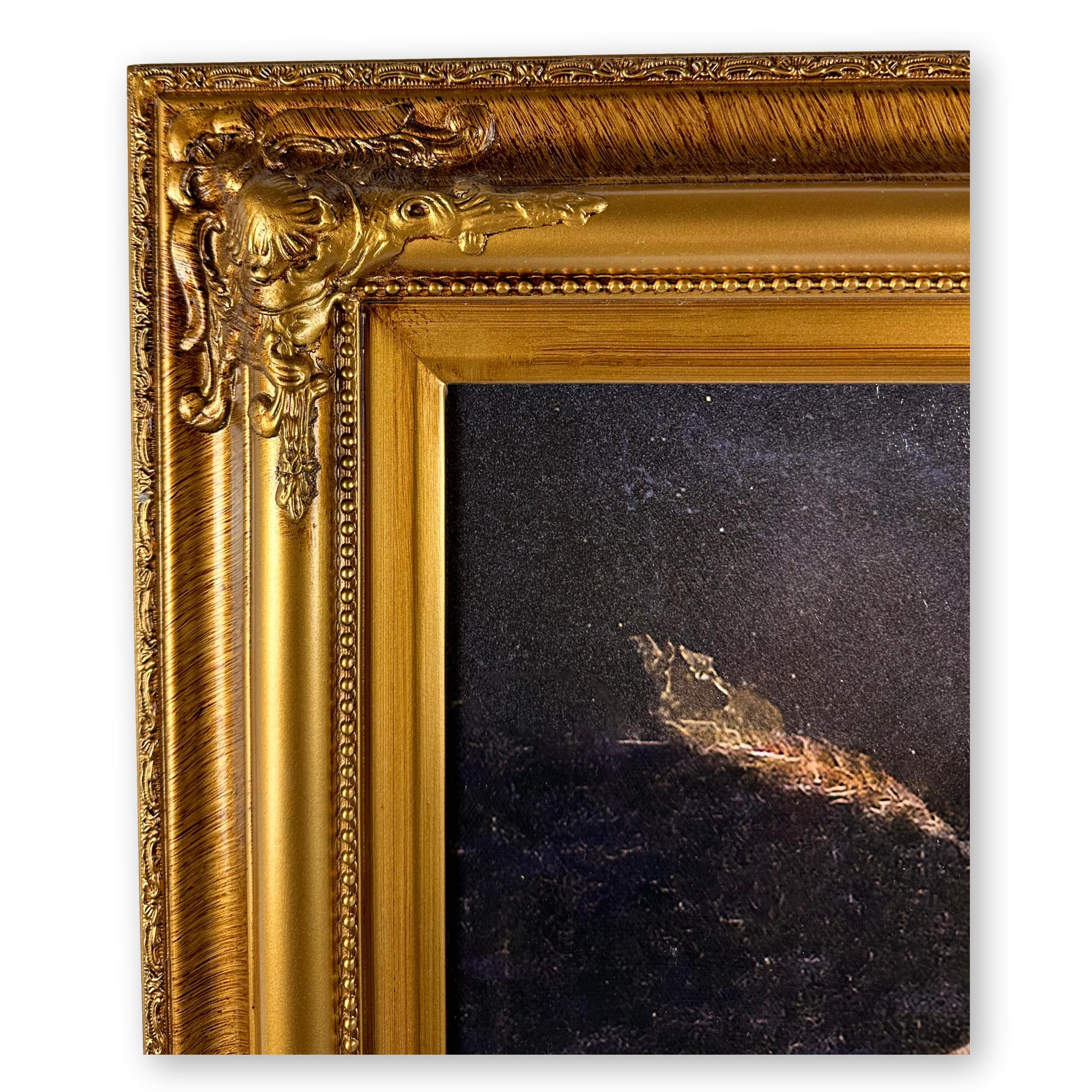 Painting Floral Motif Venezia Vertical