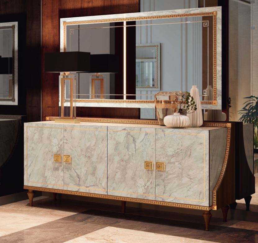 Dining room Romantica in marble look