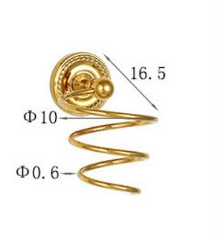 Hairdryer holder made of brass Verona - wall mounting - elegant and rustproof