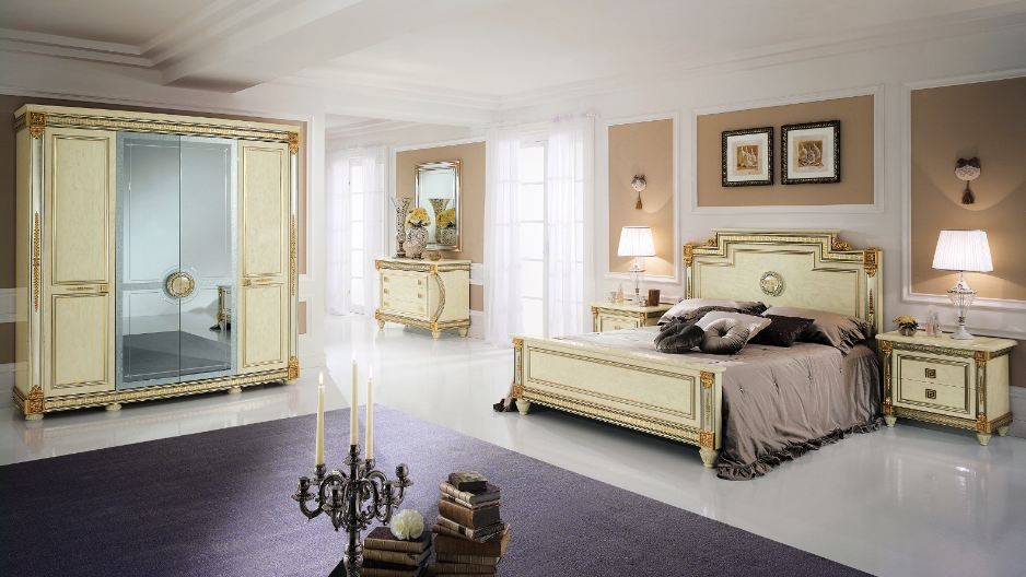 Schlafzimmer Liberty Beige-Gold