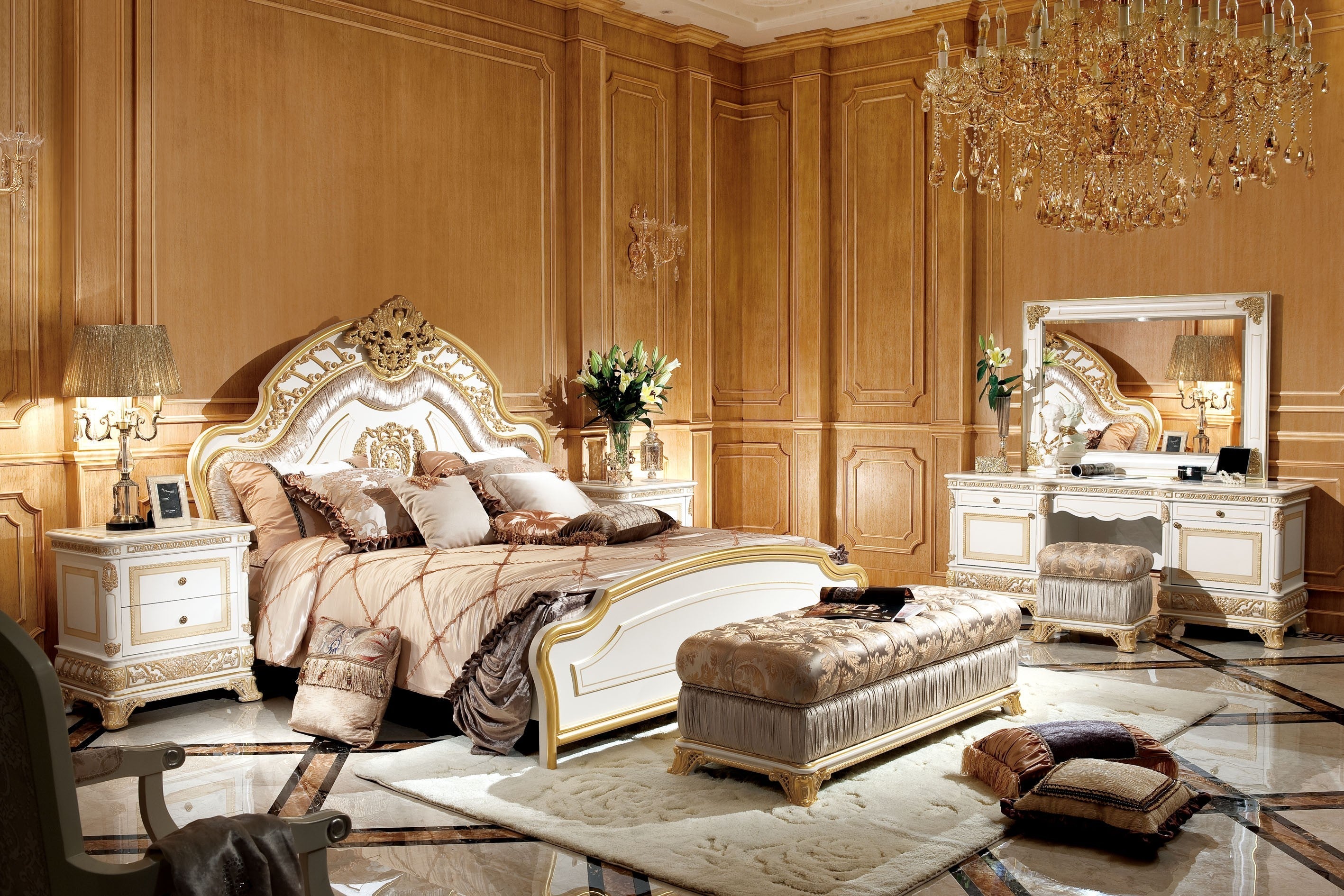 Schlafzimmer Michelangelo Creme