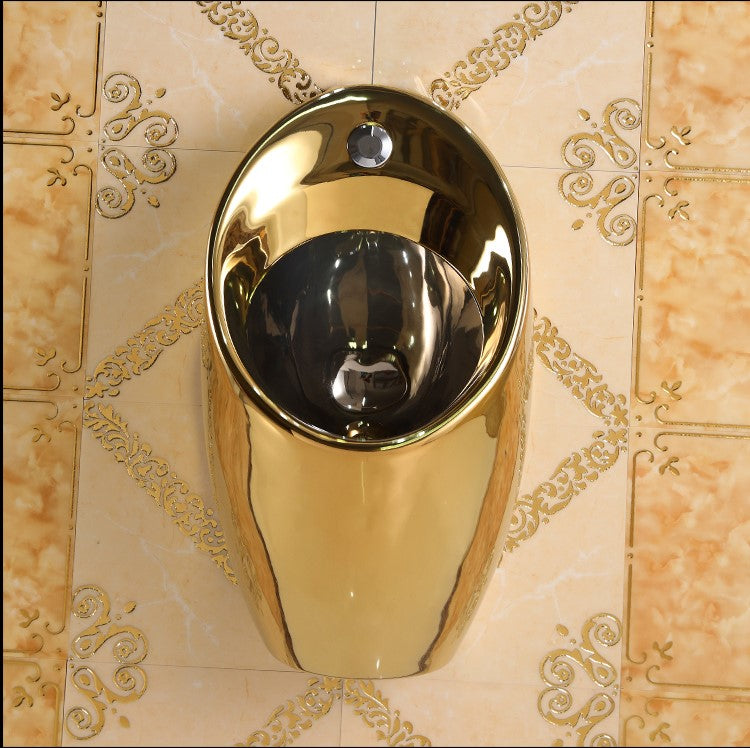 Exklusives Urinal Toilette Gold