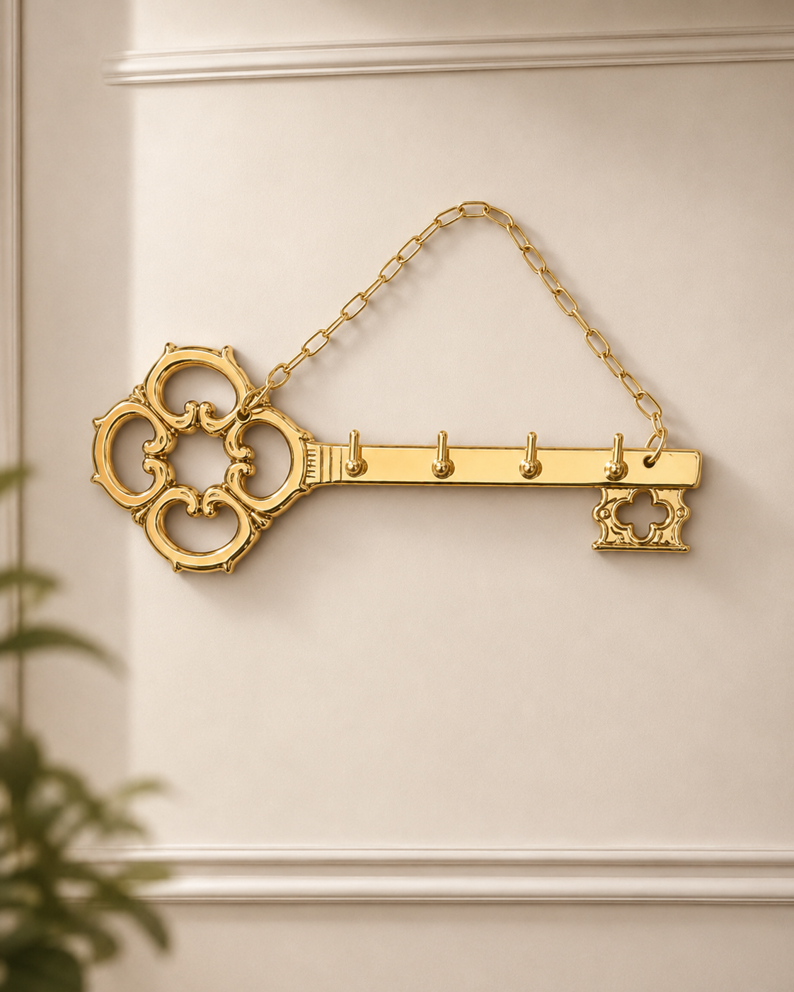 Key holder 3 brass
