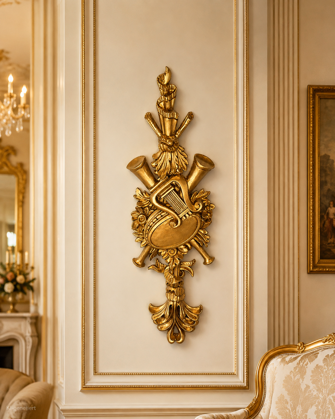 Wall decoration 1502 gold