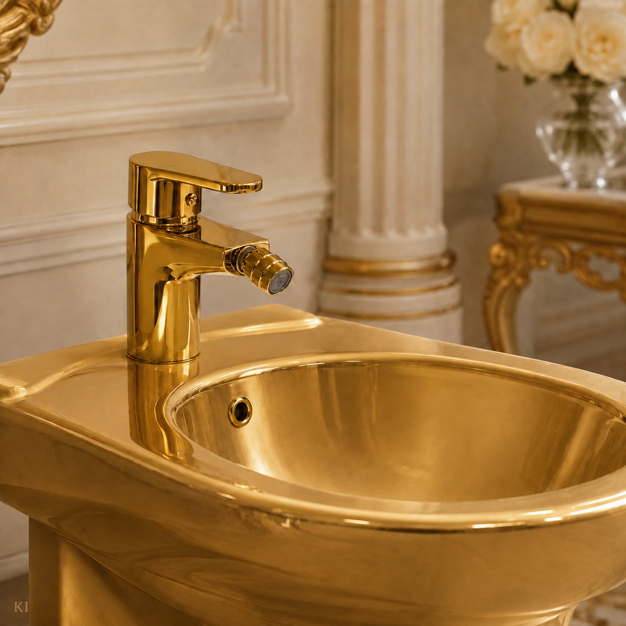 Bidetarmatur Gold
