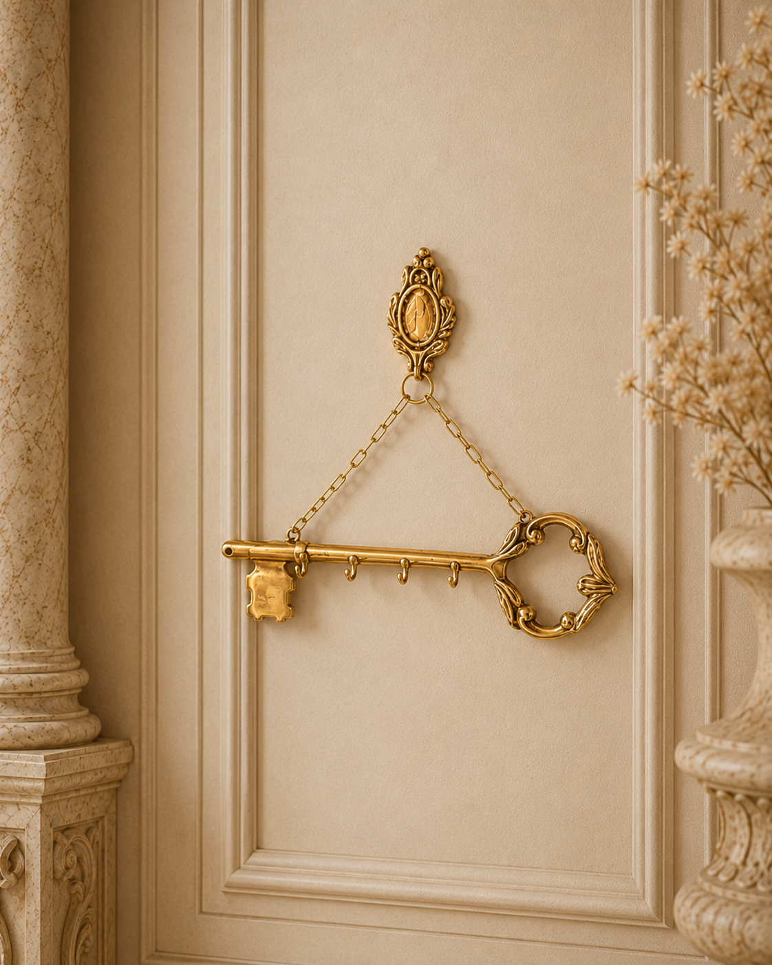 Key holder 2 brass