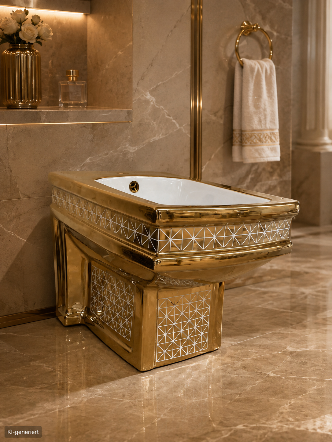 Bidet Vergoldet