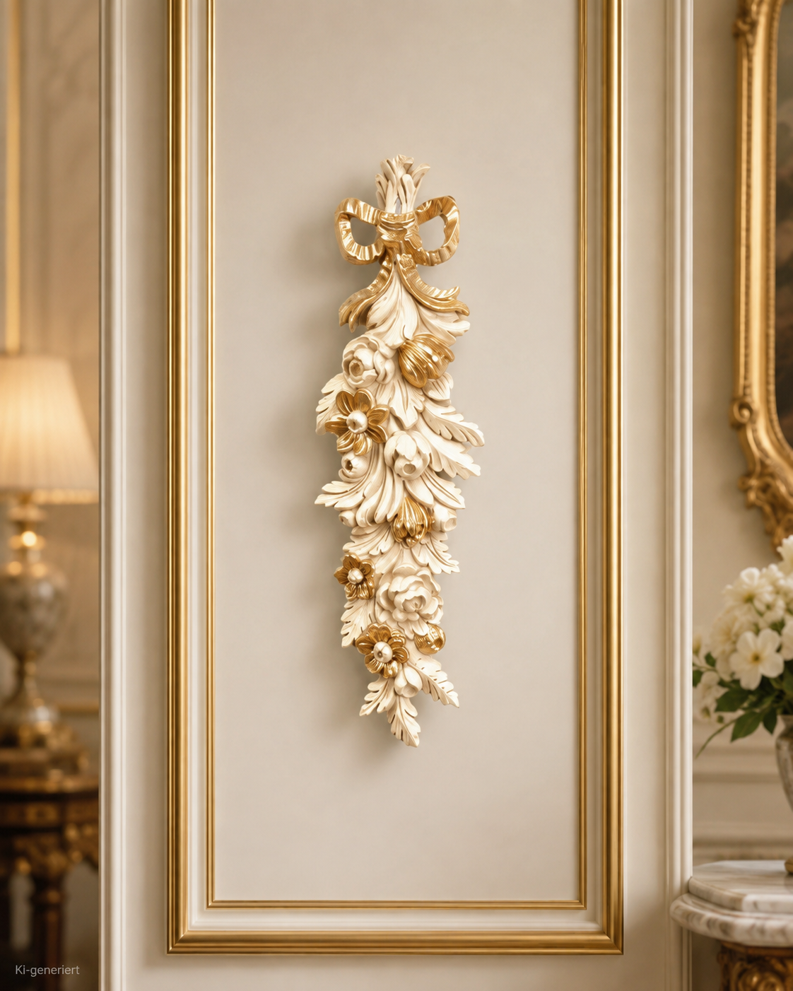 Wall Decoration 1503 Ivory Gold