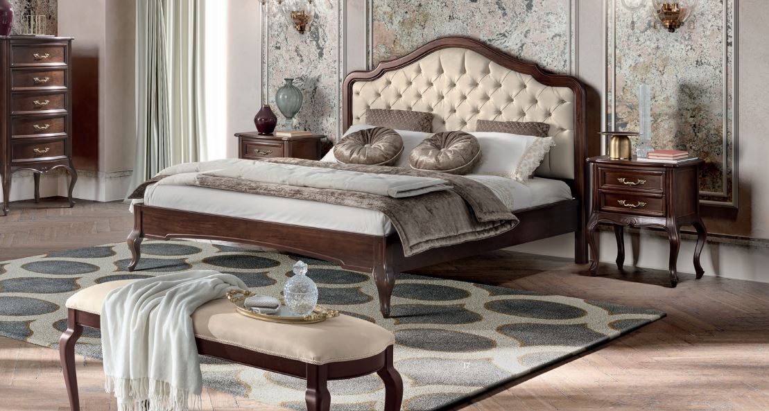 Luxury Bedroom Verdi Noce Anticato