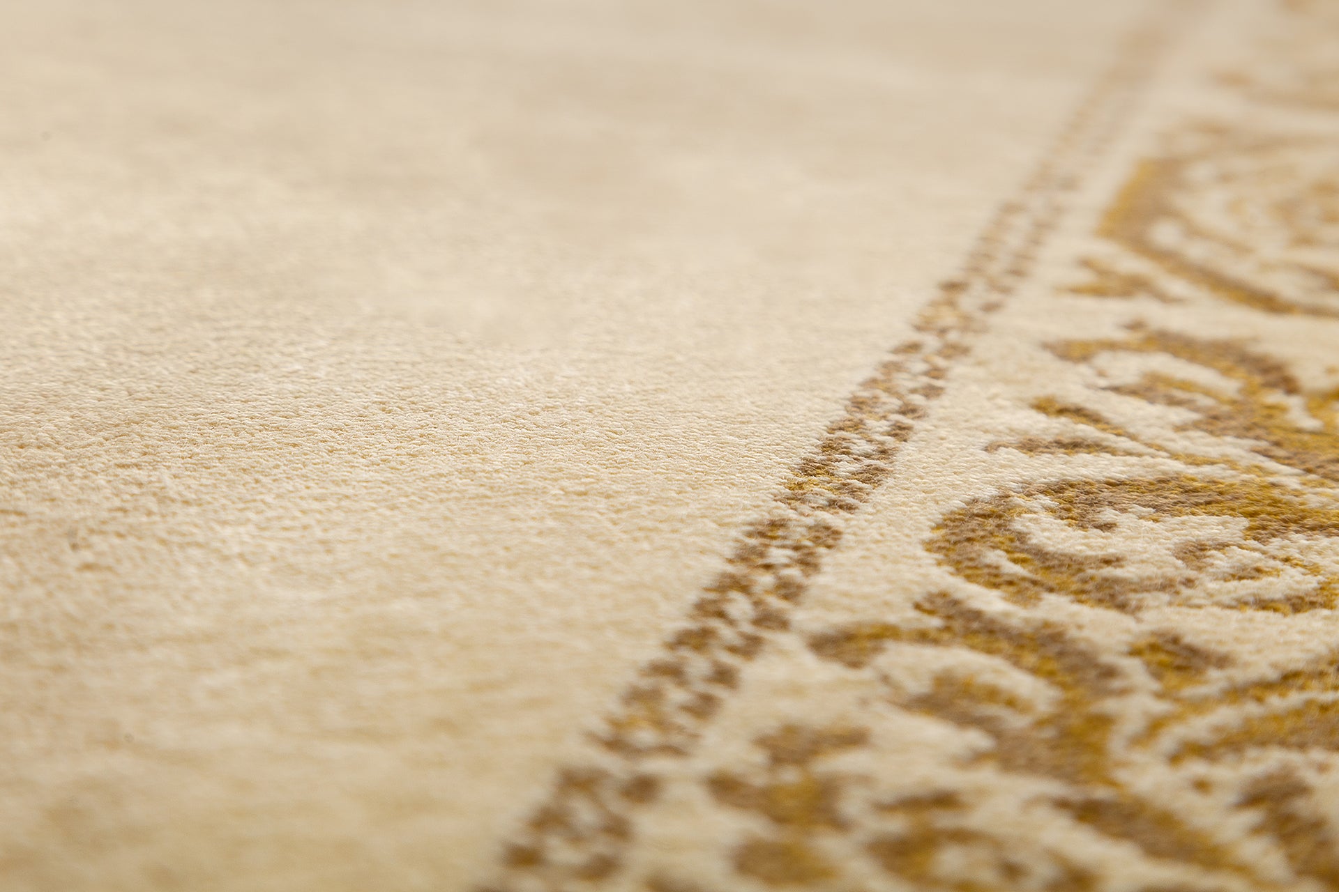 Teppich Rund Barock Beige