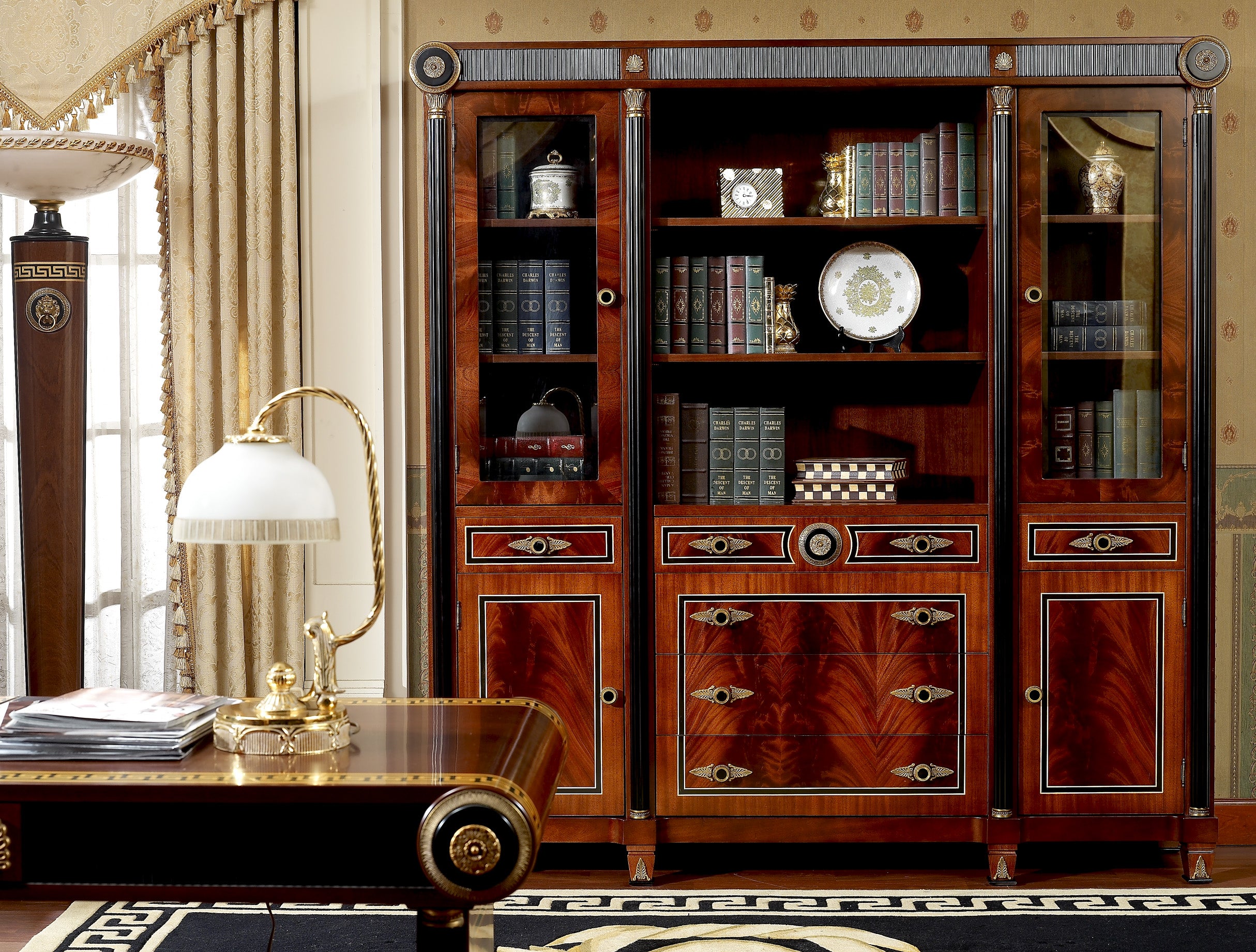 Arbeitszimmer Piemont Nussbaum