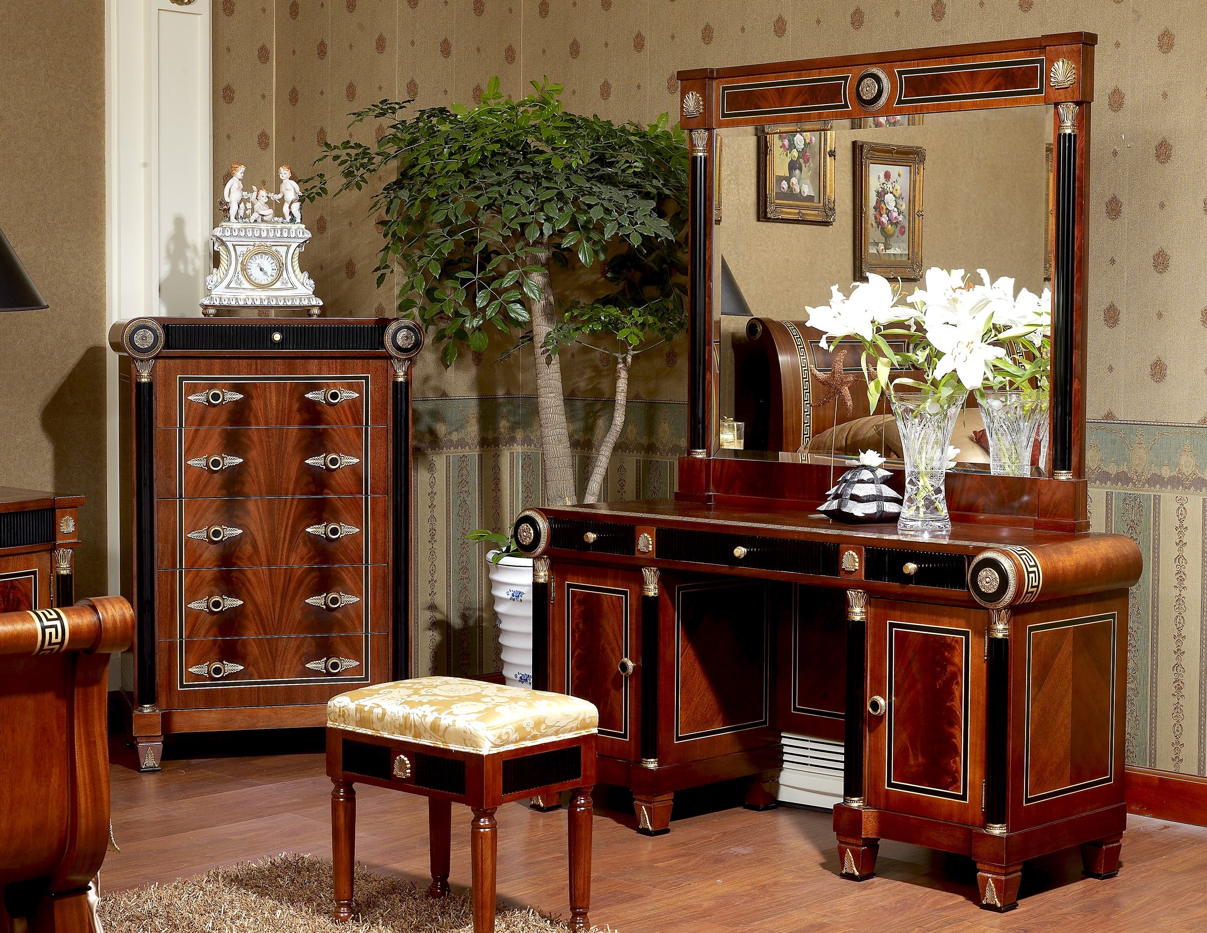 Schlafzimmer Piemont Nussbaum