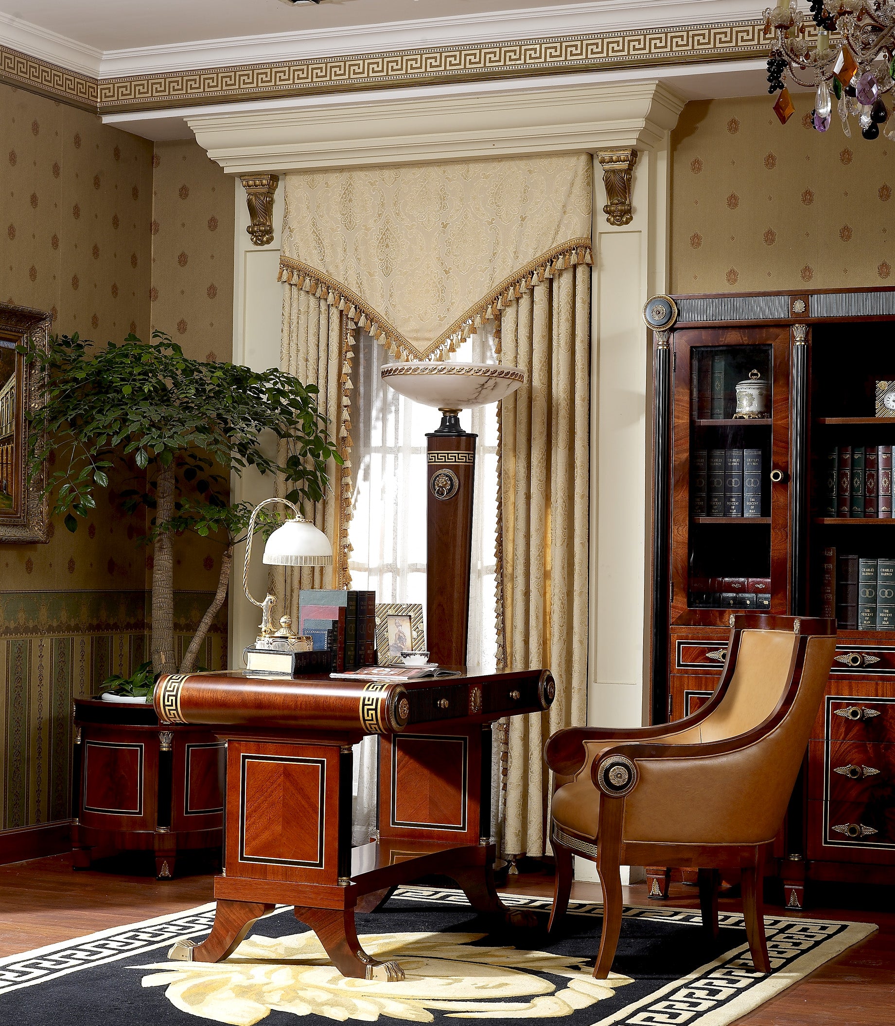 Arbeitszimmer Piemont Nussbaum
