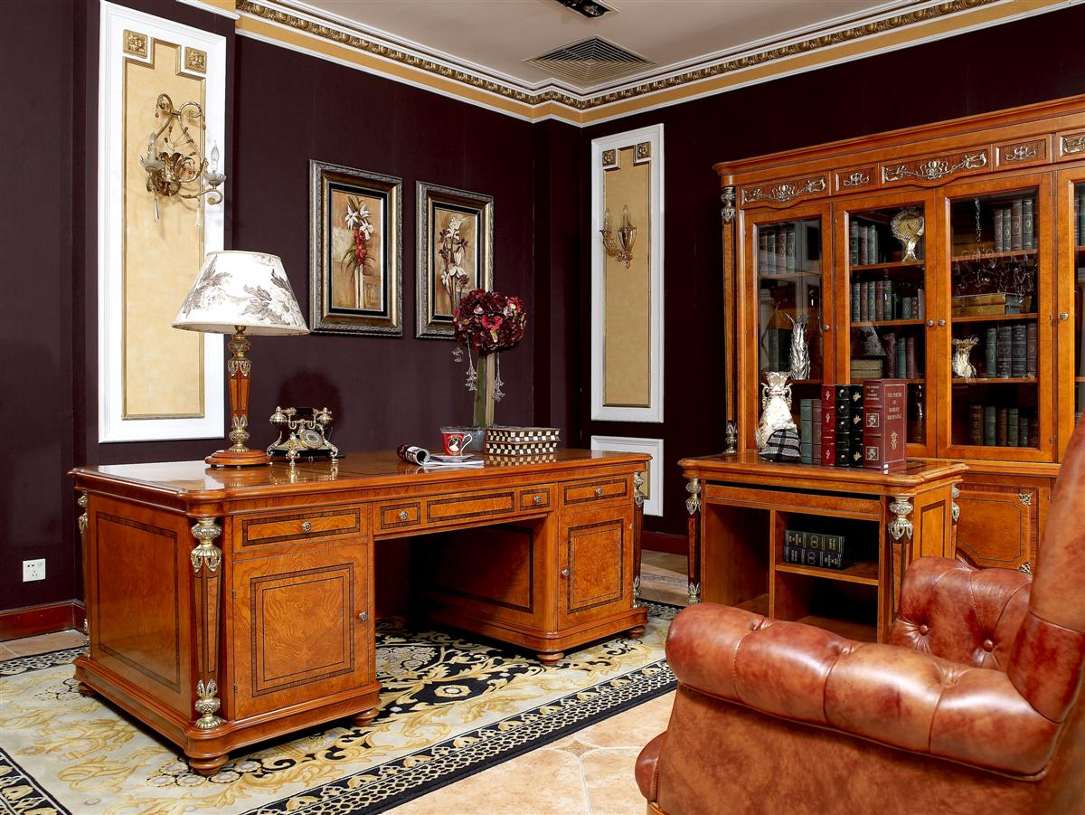 Arbeitszimmer Lombardei Kirschholz