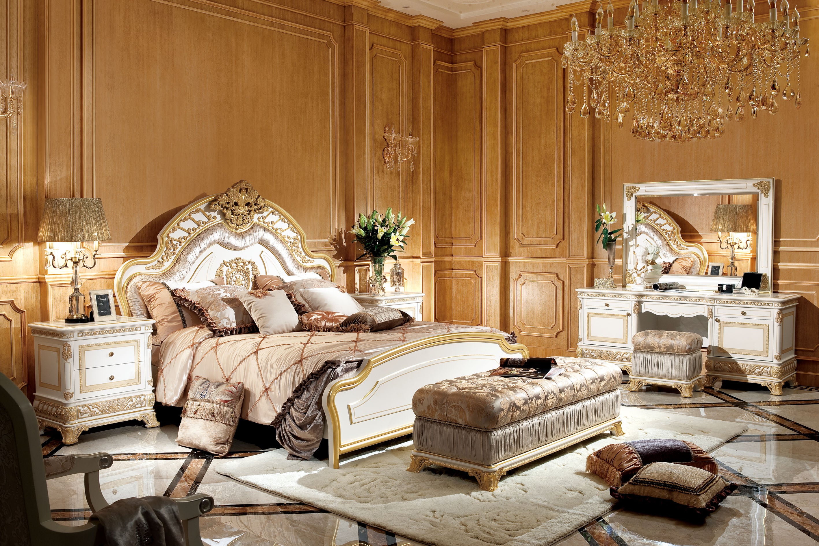 Schlafzimmer Michelangelo Creme