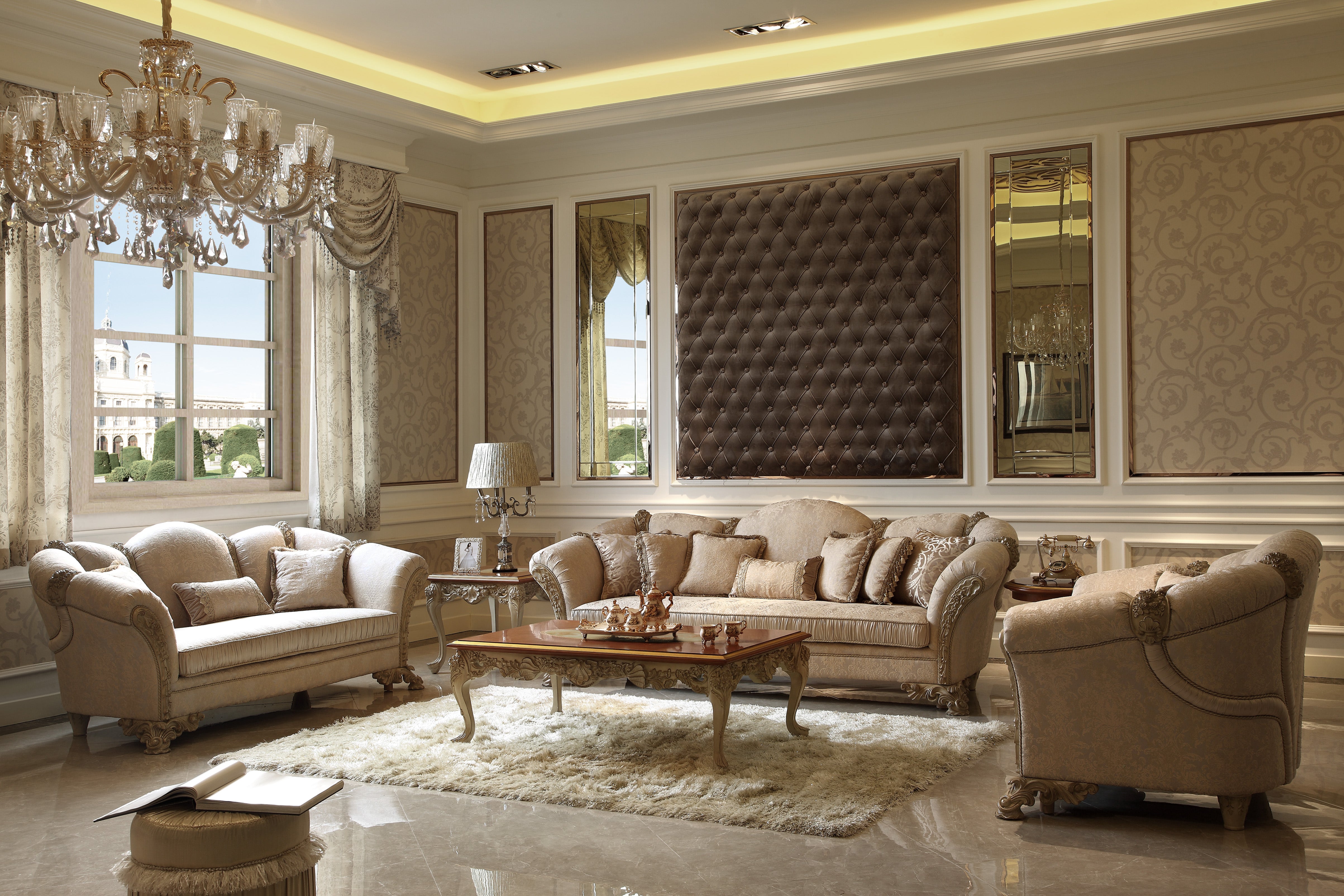 Couchgarnitur & Wohnzimmer Positano Avorio