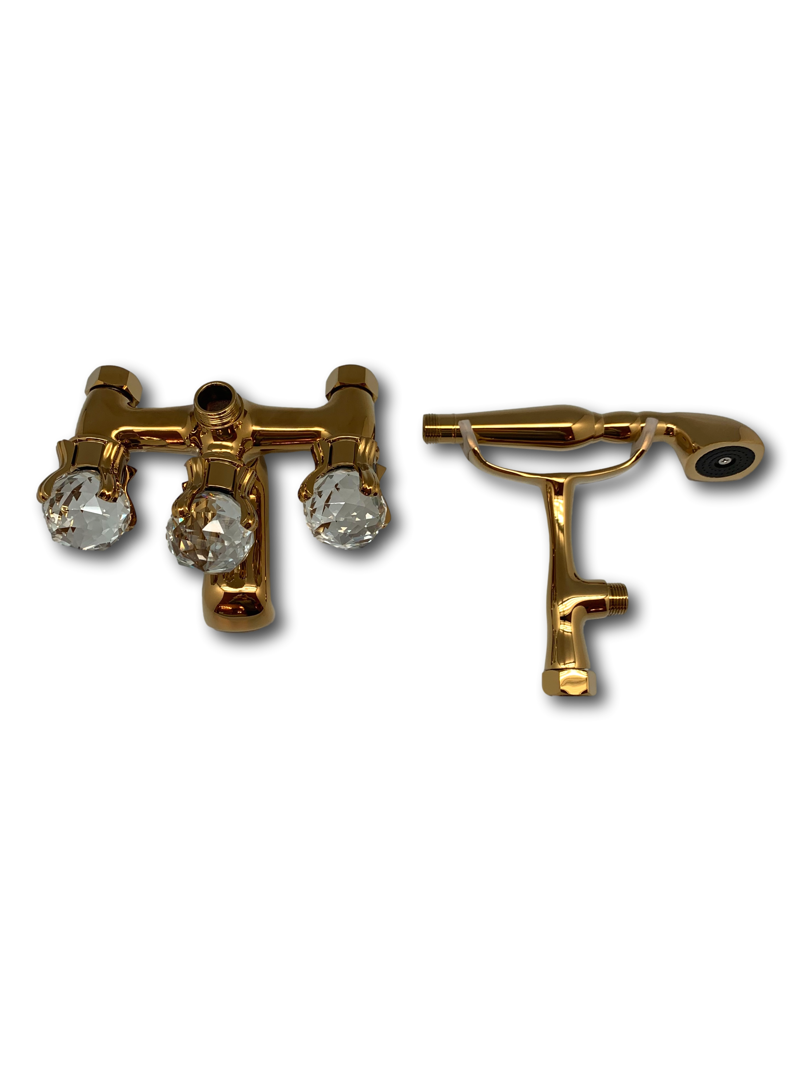 Luxury Bathroom Faucet Gold Crystal