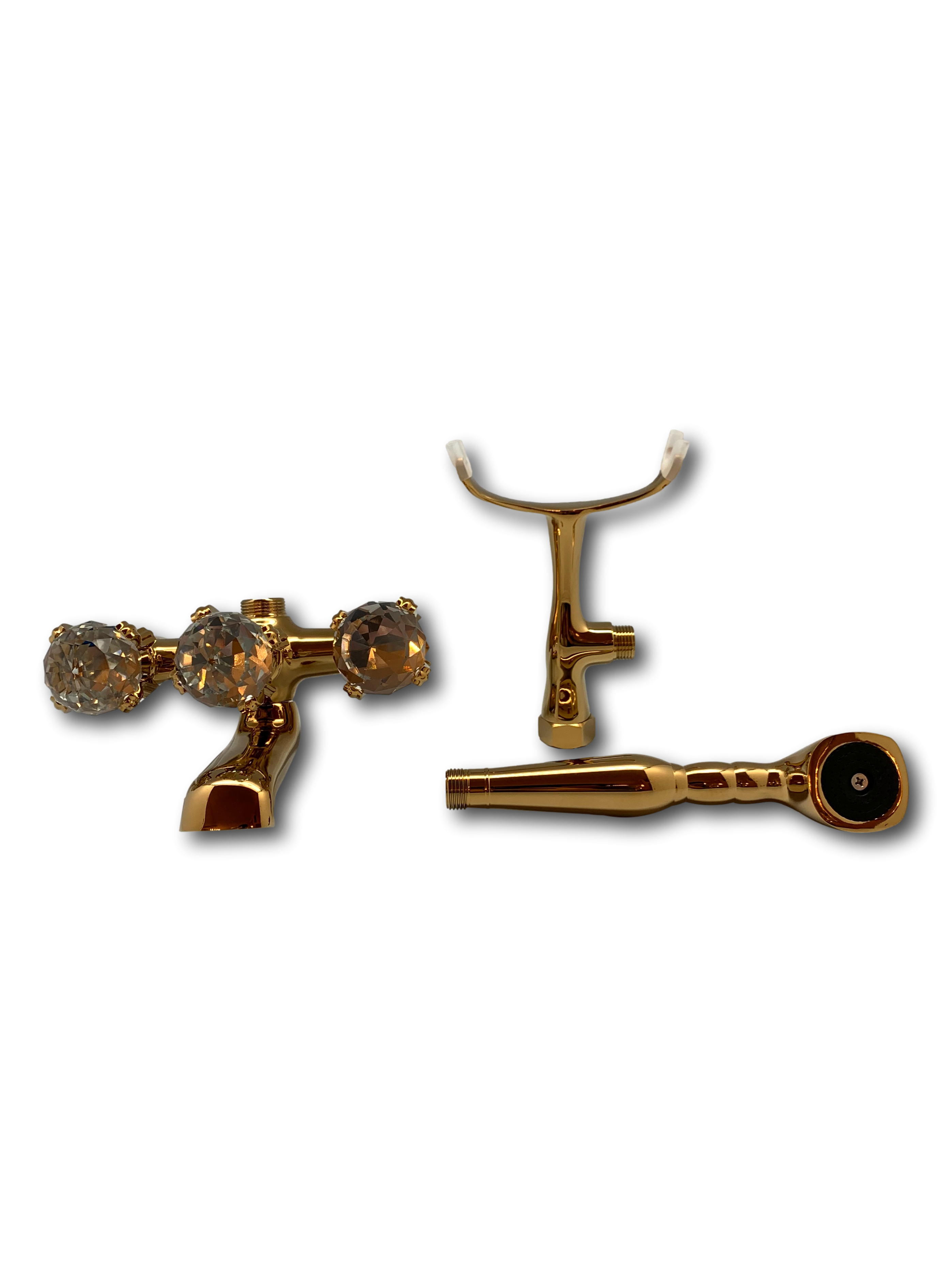 Luxury Bathroom Faucet Gold Crystal