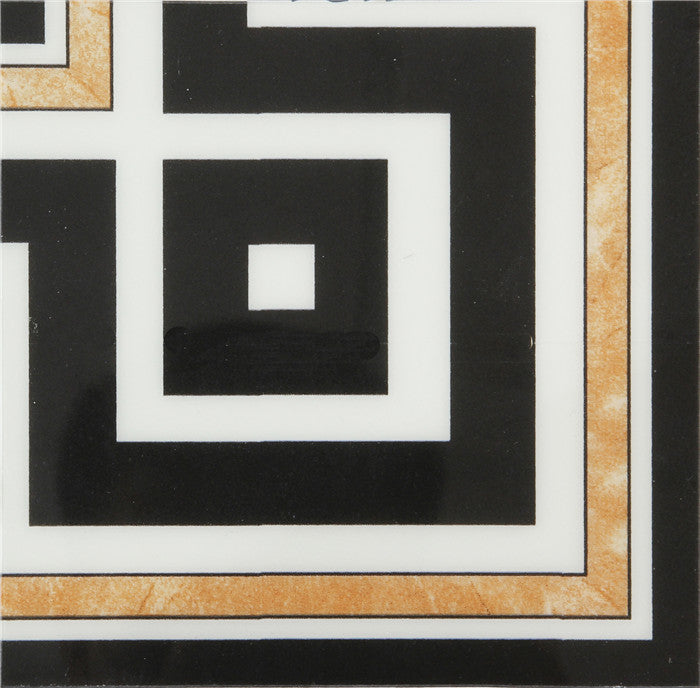 Flagstone glazed tile ceramic meander