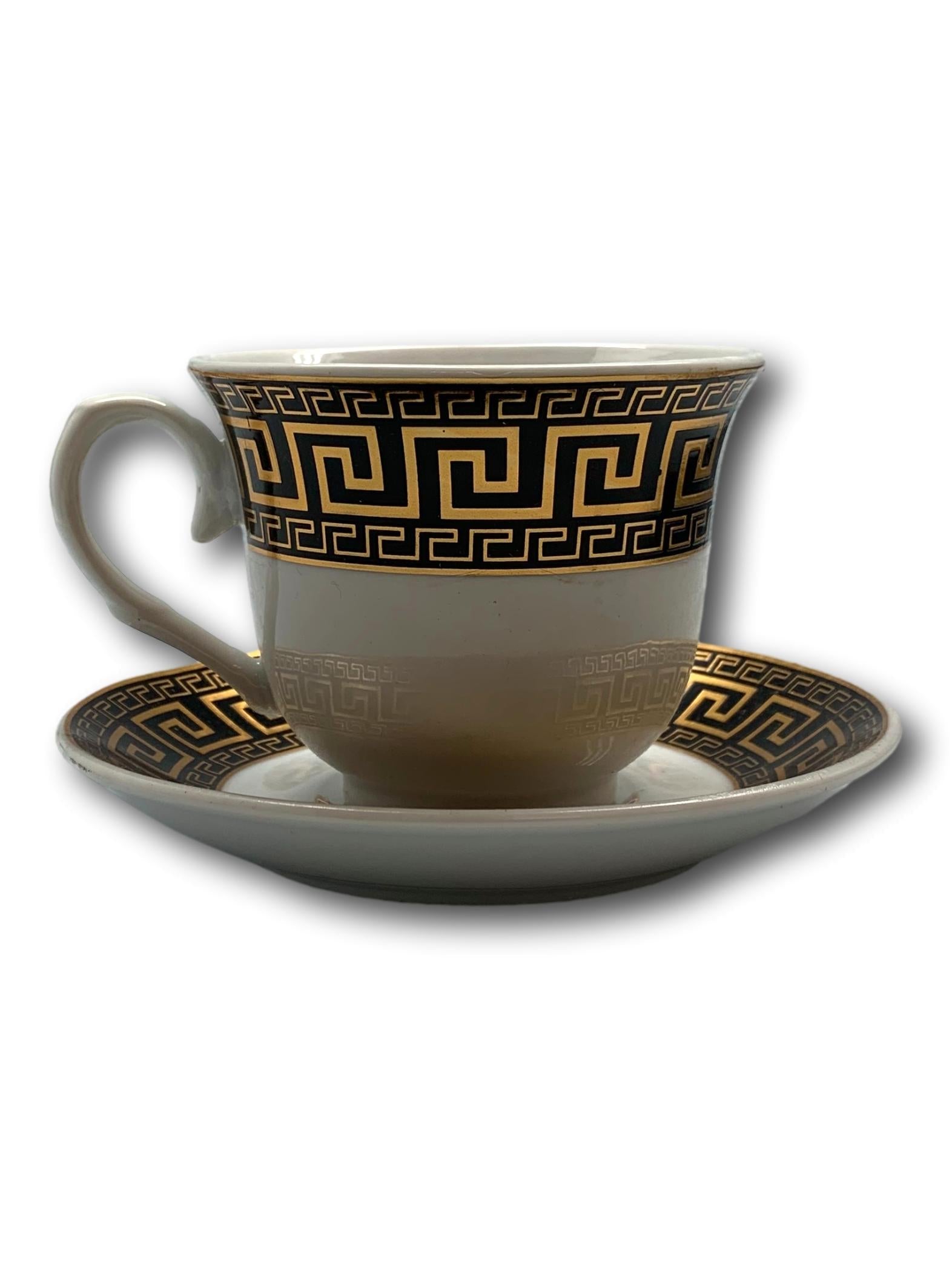 Kaffee- & Teeservice Mäander Schwarz