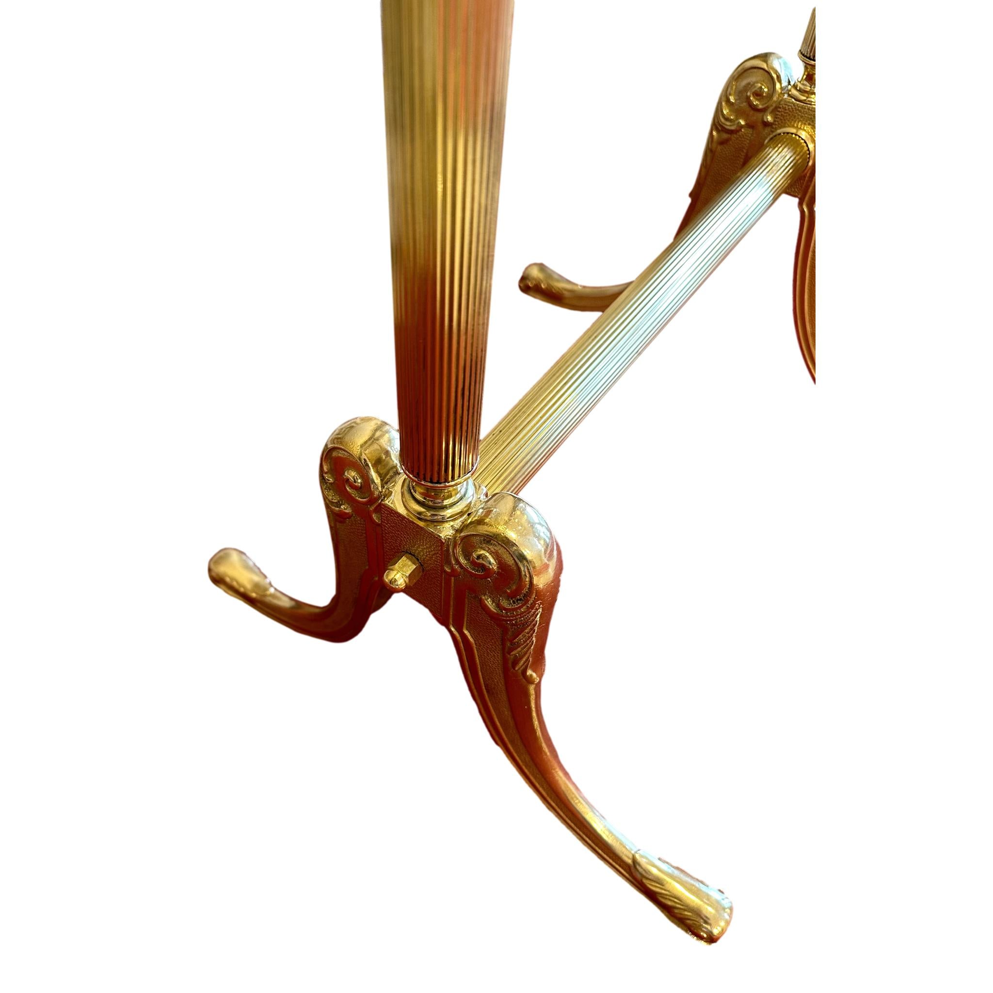 Standspiegel Barock aus Messing